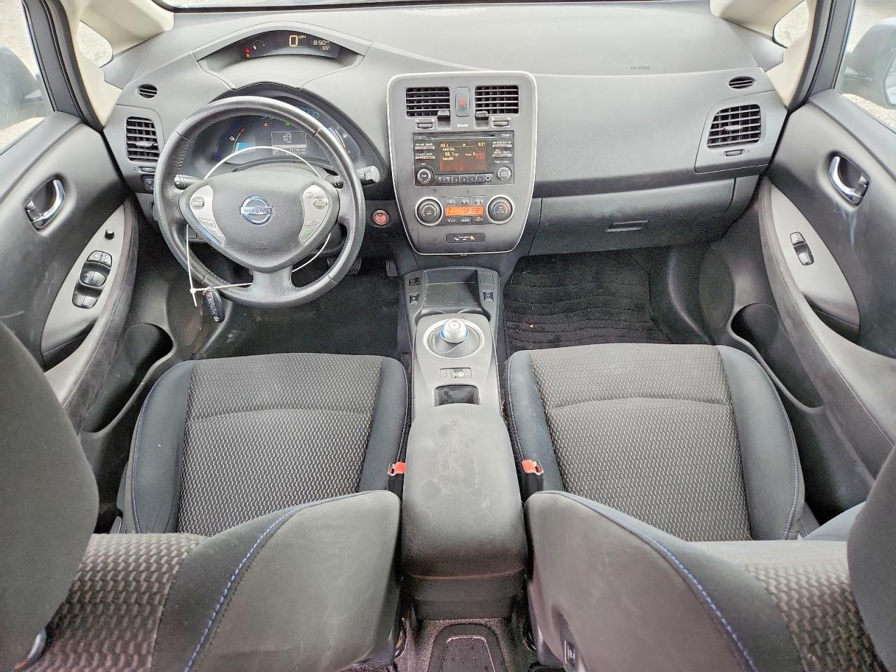 2015 Nissan Leaf S Gray vin: 1N4AZ0CPXFC328509