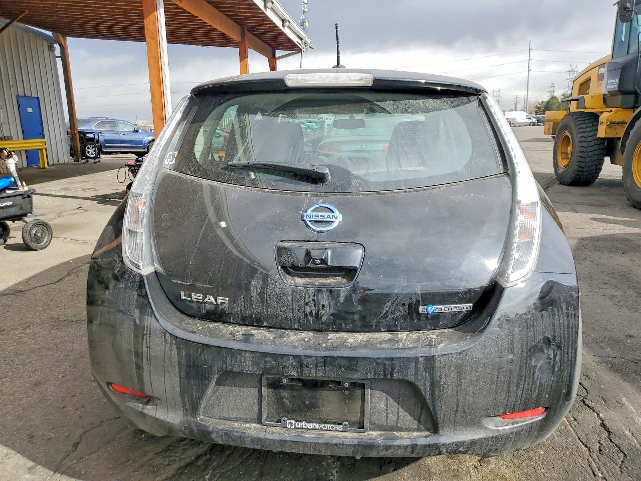 2015 Nissan Leaf Sv Black vin: 1N4AZ0CPXFC333855