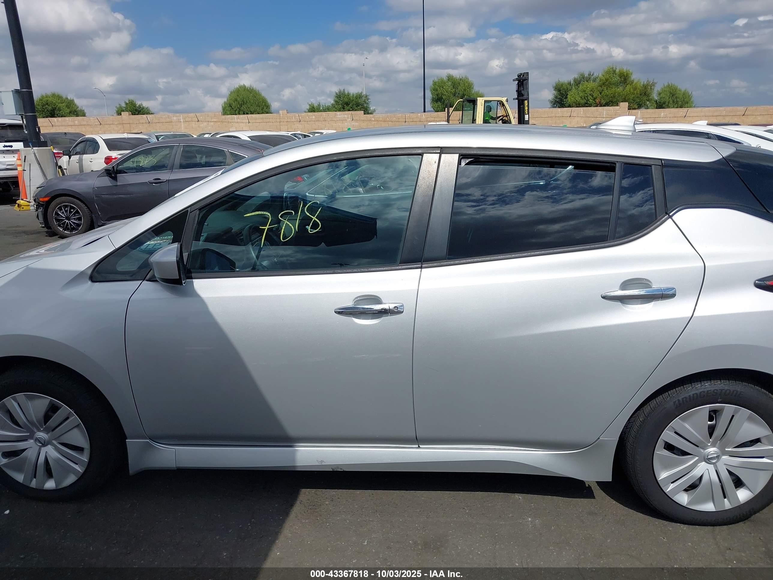 2020 Nissan Leaf S 40 Kwh Серебряный vin: 1N4AZ1BP3LC310825