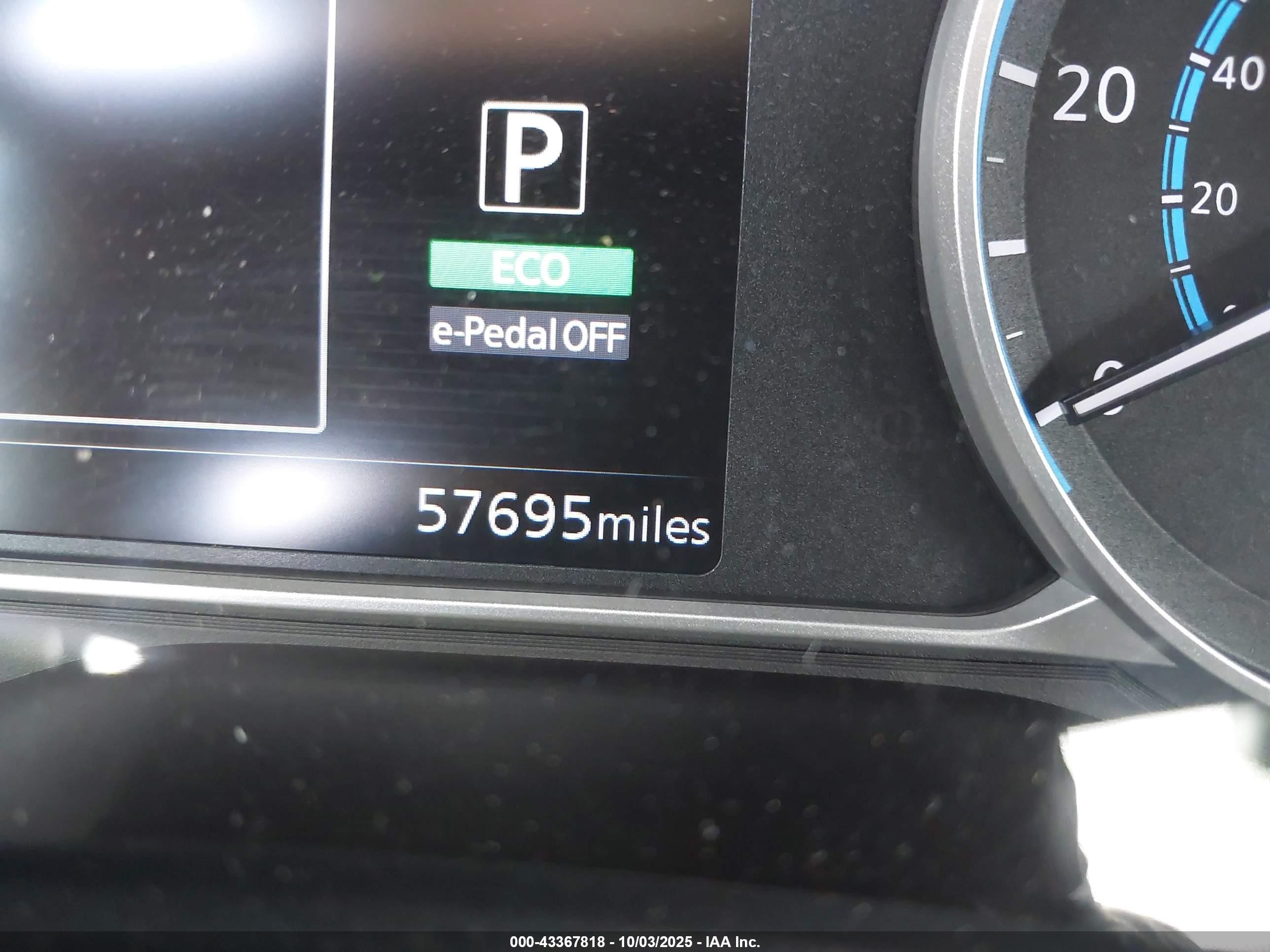 2020 Nissan Leaf S 40 Kwh Серебряный vin: 1N4AZ1BP3LC310825