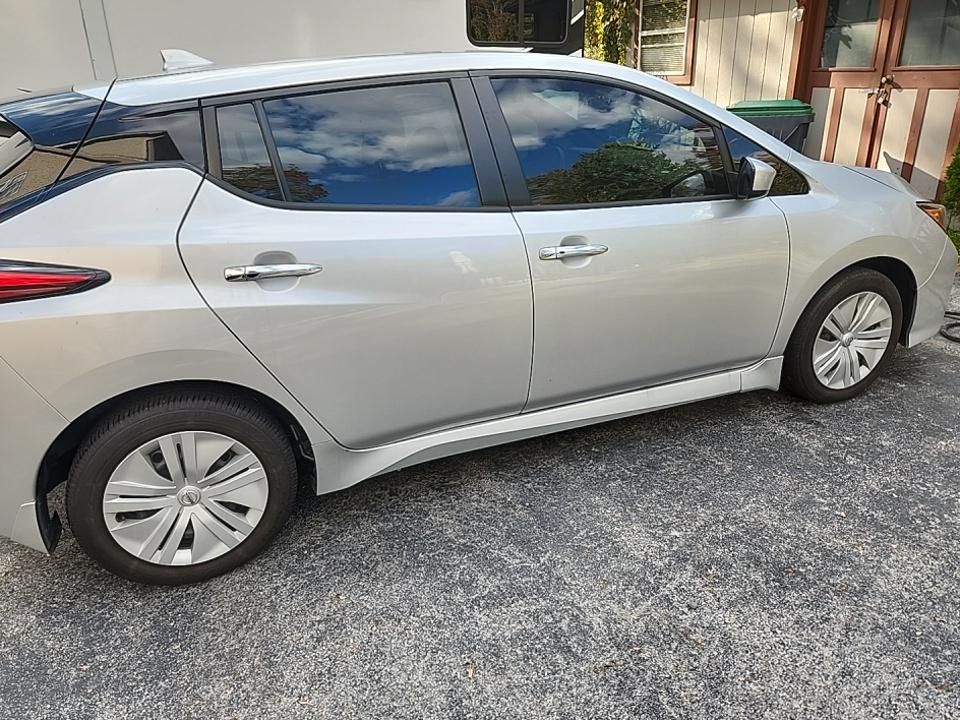 2022 Nissan Leaf S Silver vin: 1N4AZ1BV3NC560955