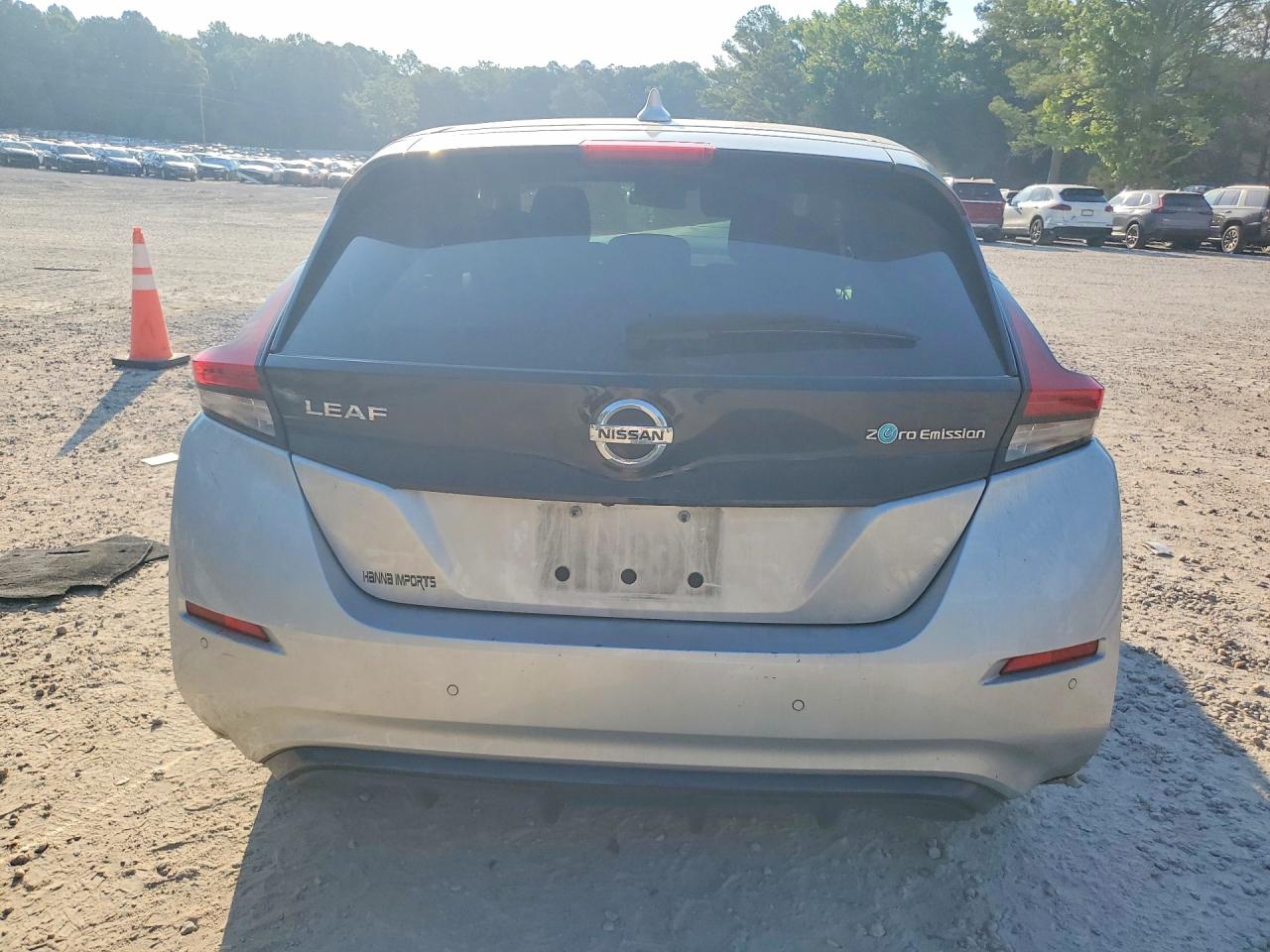 2022 Nissan Leaf S Silver vin: 1N4AZ1BV3NC560955