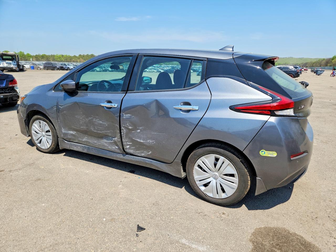 2023 Nissan Leaf S Серый vin: 1N4AZ1BV9PC556136
