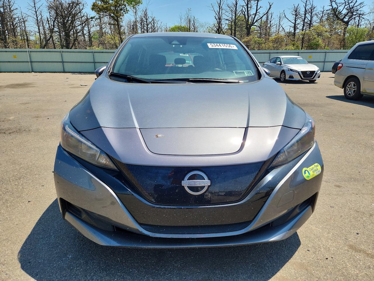 2023 Nissan Leaf S Серый vin: 1N4AZ1BV9PC556136