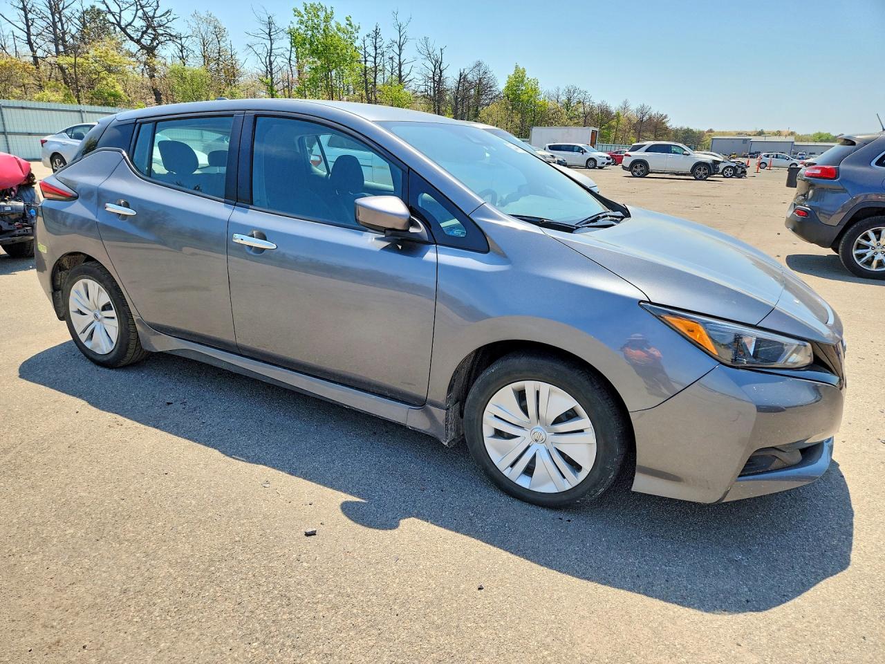 2023 Nissan Leaf S Серый vin: 1N4AZ1BV9PC556136