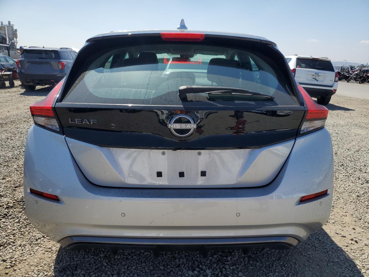 2023 Nissan Leaf S Silver vin: 1N4AZ1BVXPC554363