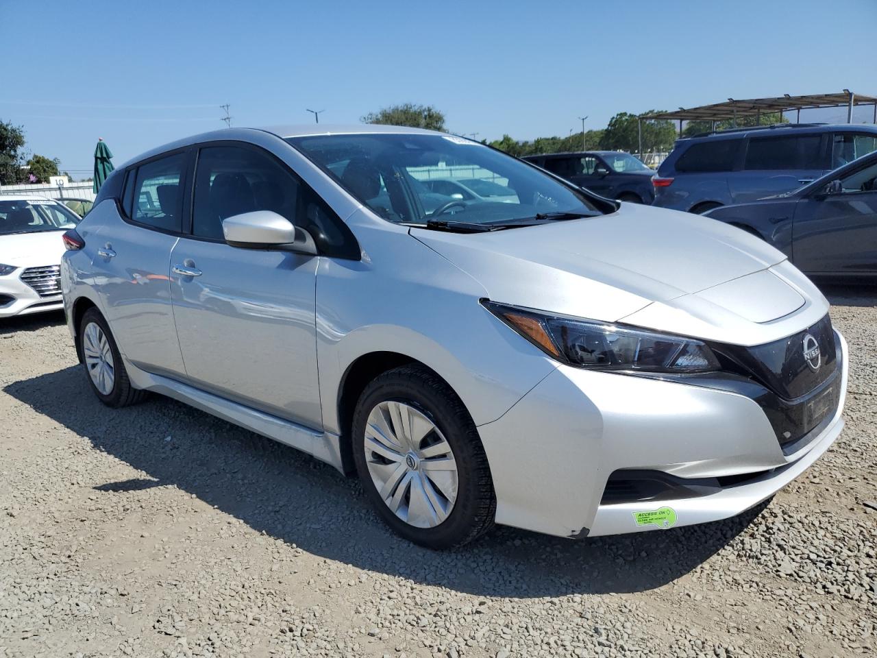 2023 Nissan Leaf S Silver vin: 1N4AZ1BVXPC554363