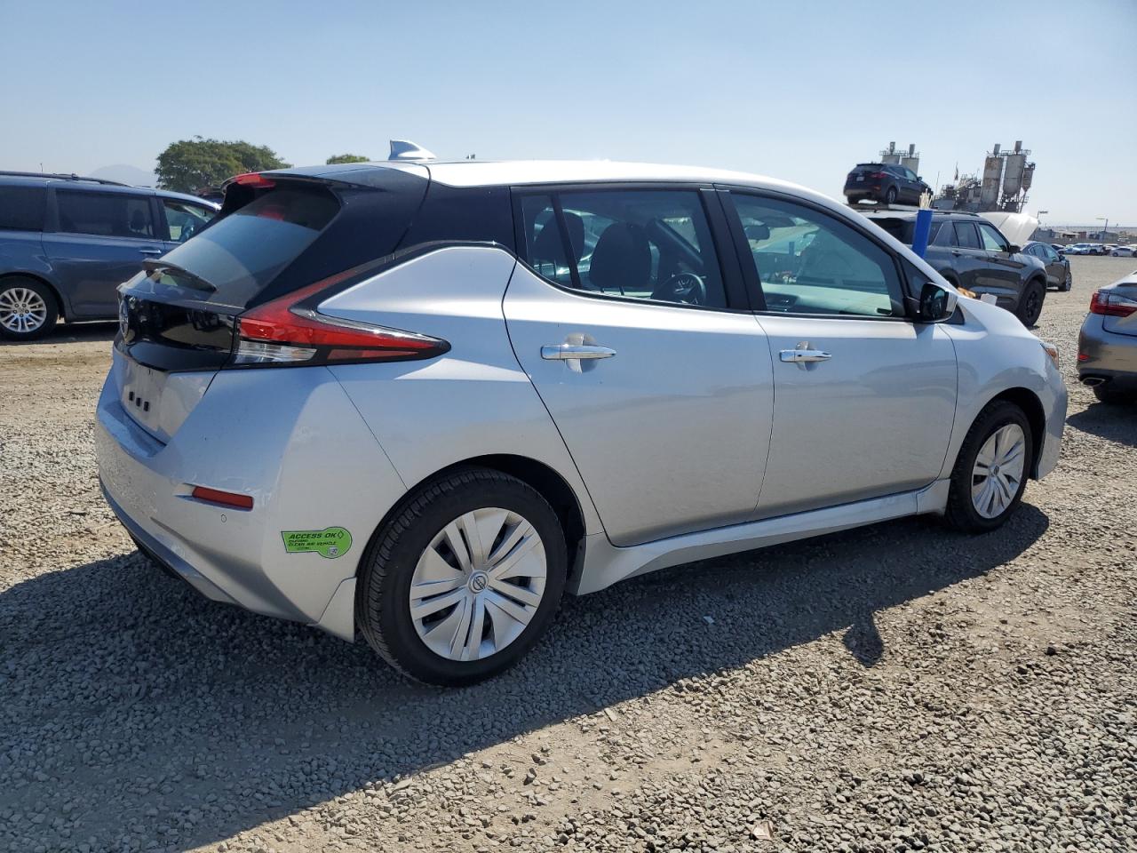 2023 Nissan Leaf S Silver vin: 1N4AZ1BVXPC554363