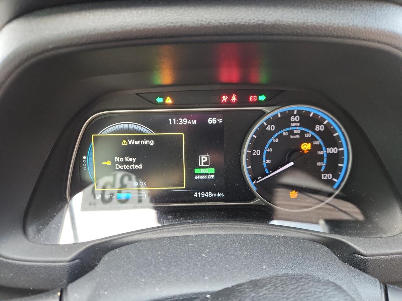 2018 Nissan Leaf S Синий vin: 1N4AZ1CP2JC306910