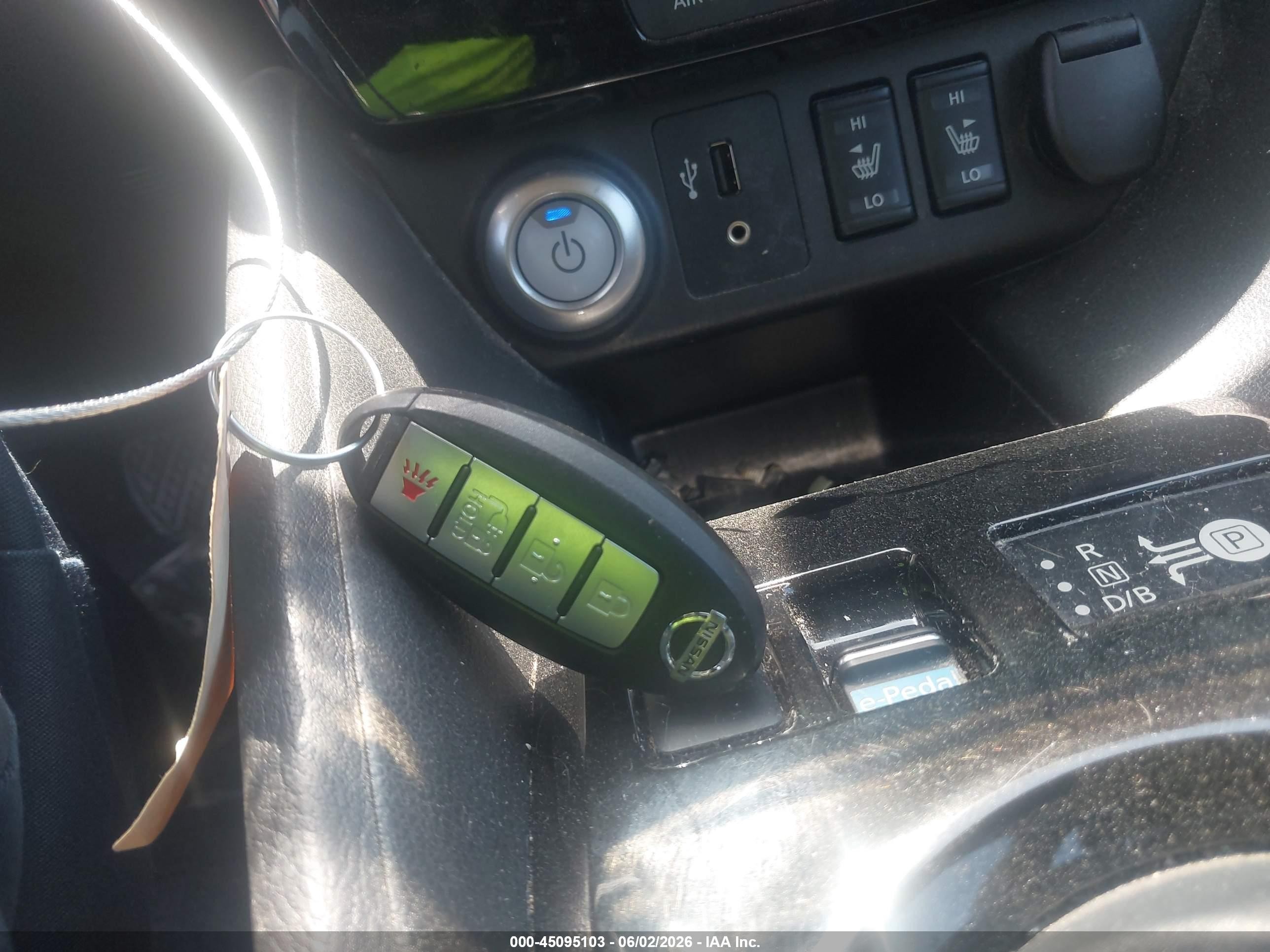 2019 Nissan Leaf Sv Gray vin: 1N4AZ1CP3KC303550