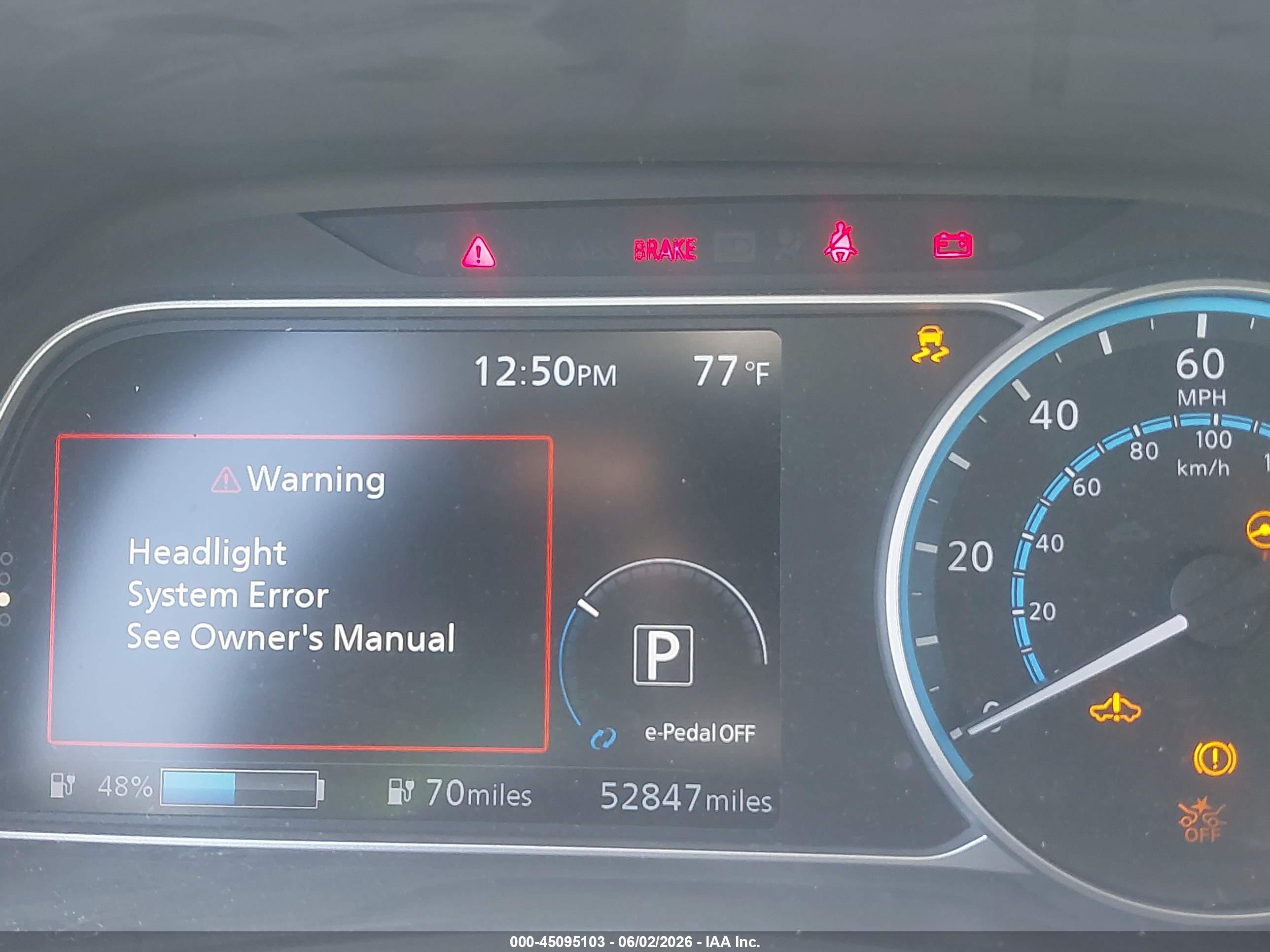 2019 Nissan Leaf Sv Gray vin: 1N4AZ1CP3KC303550