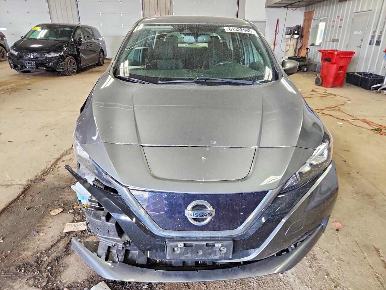 2018 Nissan Leaf Sv Gray vin: 1N4AZ1CP5JC300616