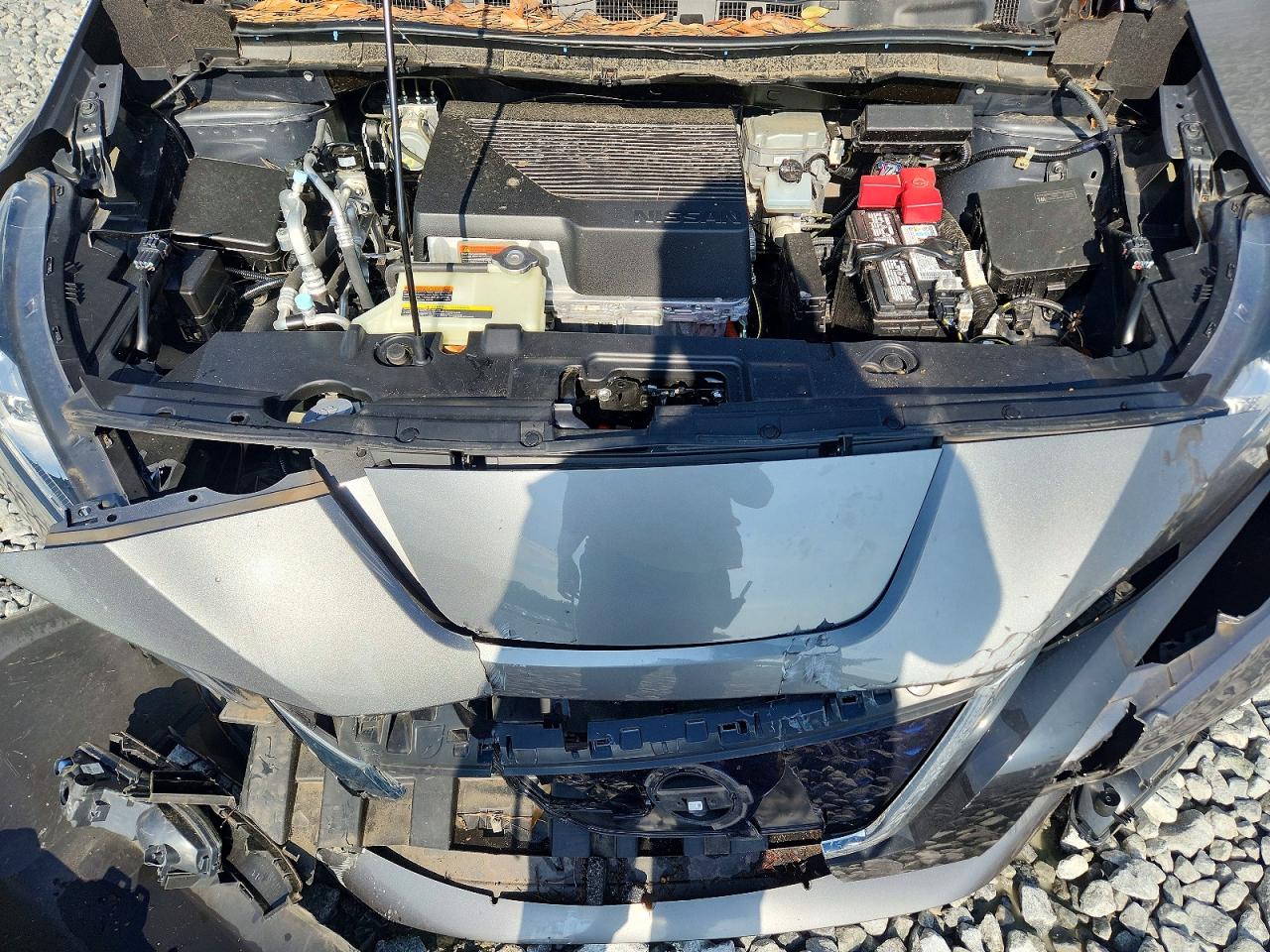 2018 Nissan Leaf Sl Gray vin: 1N4AZ1CP6JC305999