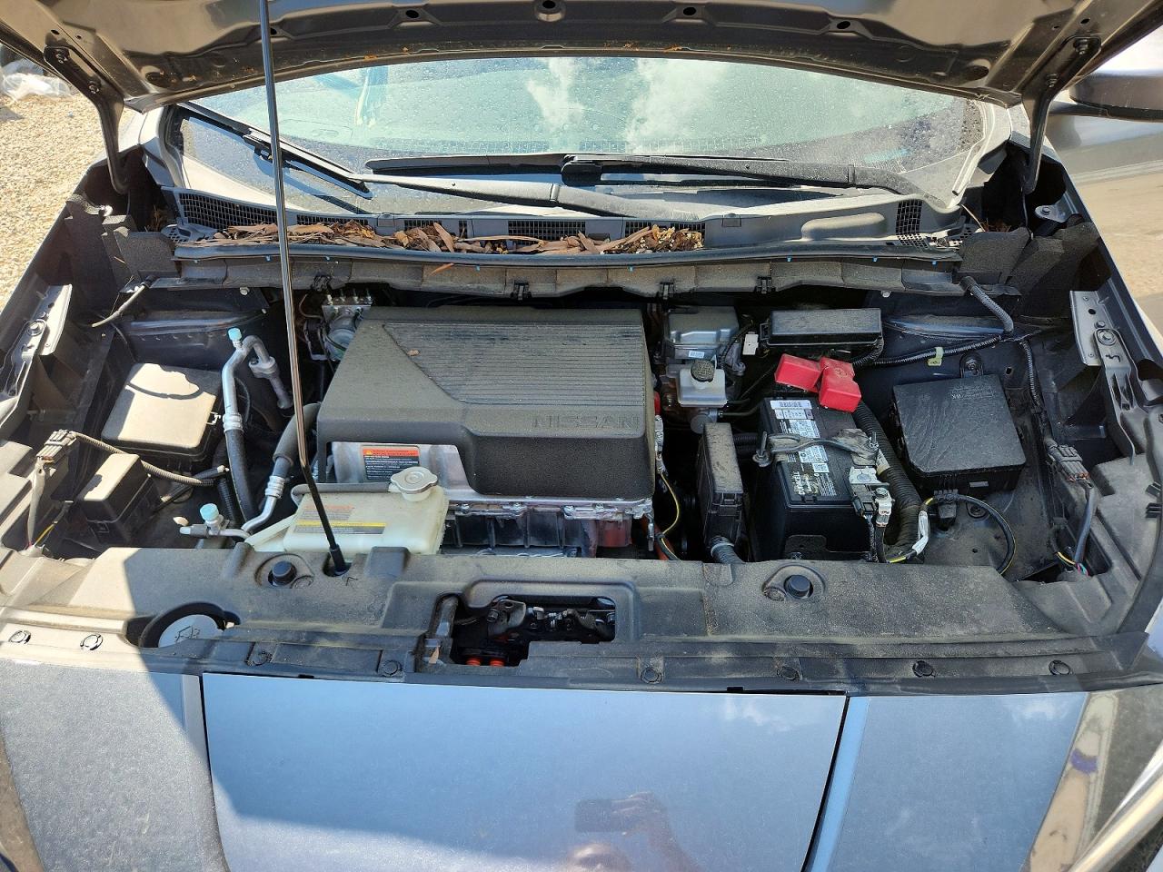 2019 Nissan Leaf Sv Gray vin: 1N4AZ1CP8KC305231