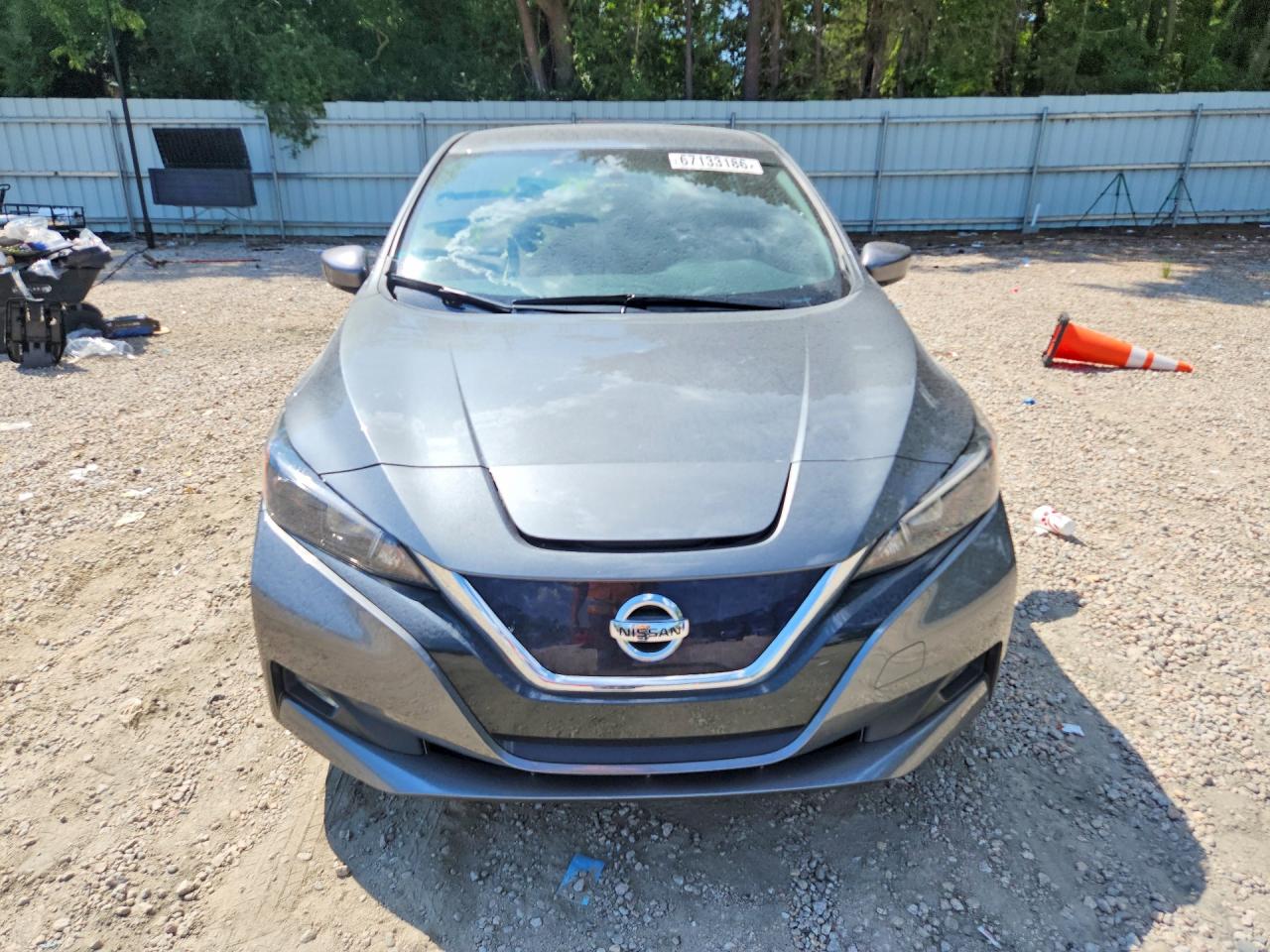 2019 Nissan Leaf Sv Gray vin: 1N4AZ1CP8KC305231