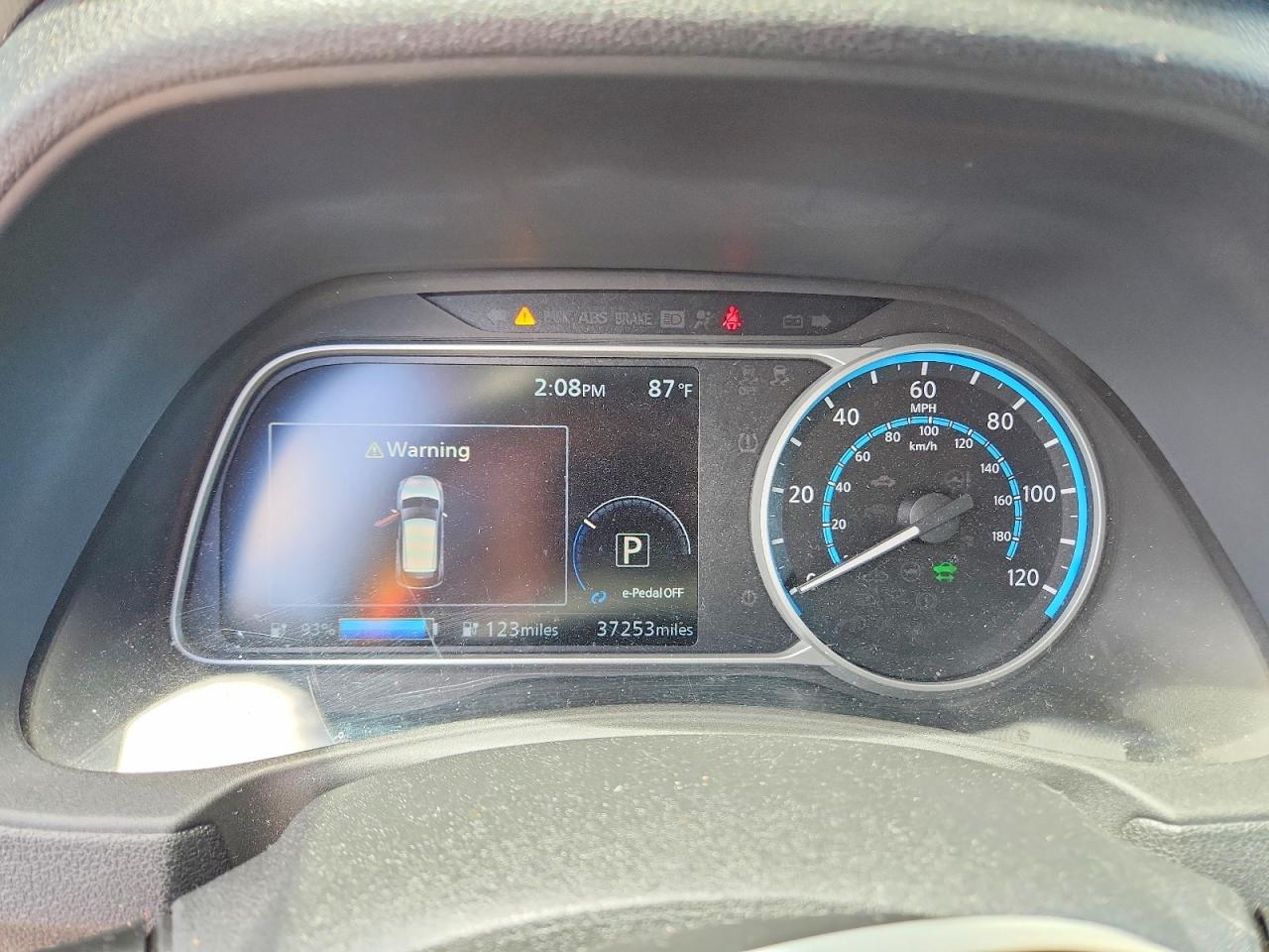 2018 Nissan Leaf Sl Blue vin: 1N4AZ1CP9JC301512