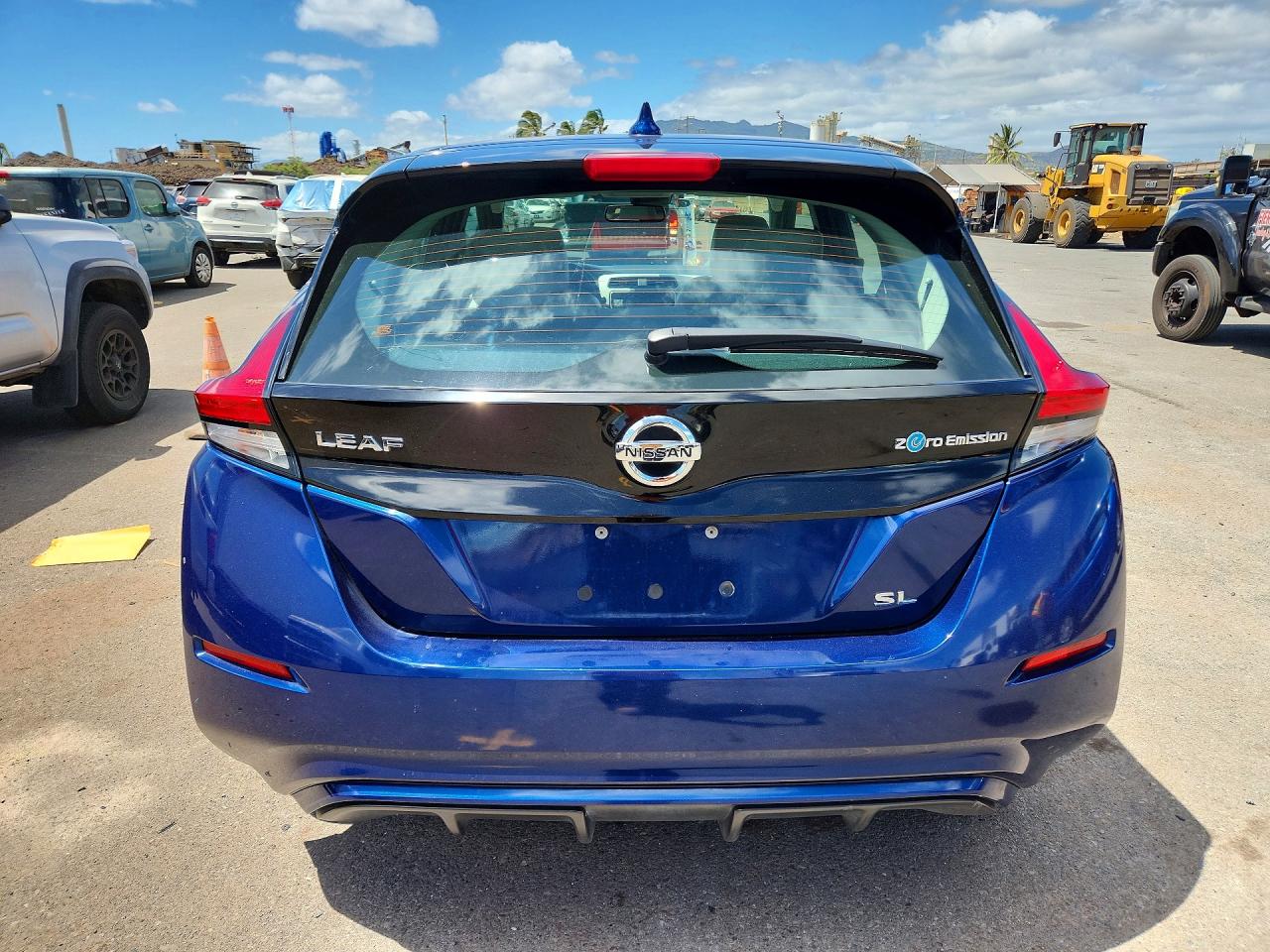 2018 Nissan Leaf Sl Blue vin: 1N4AZ1CP9JC301512