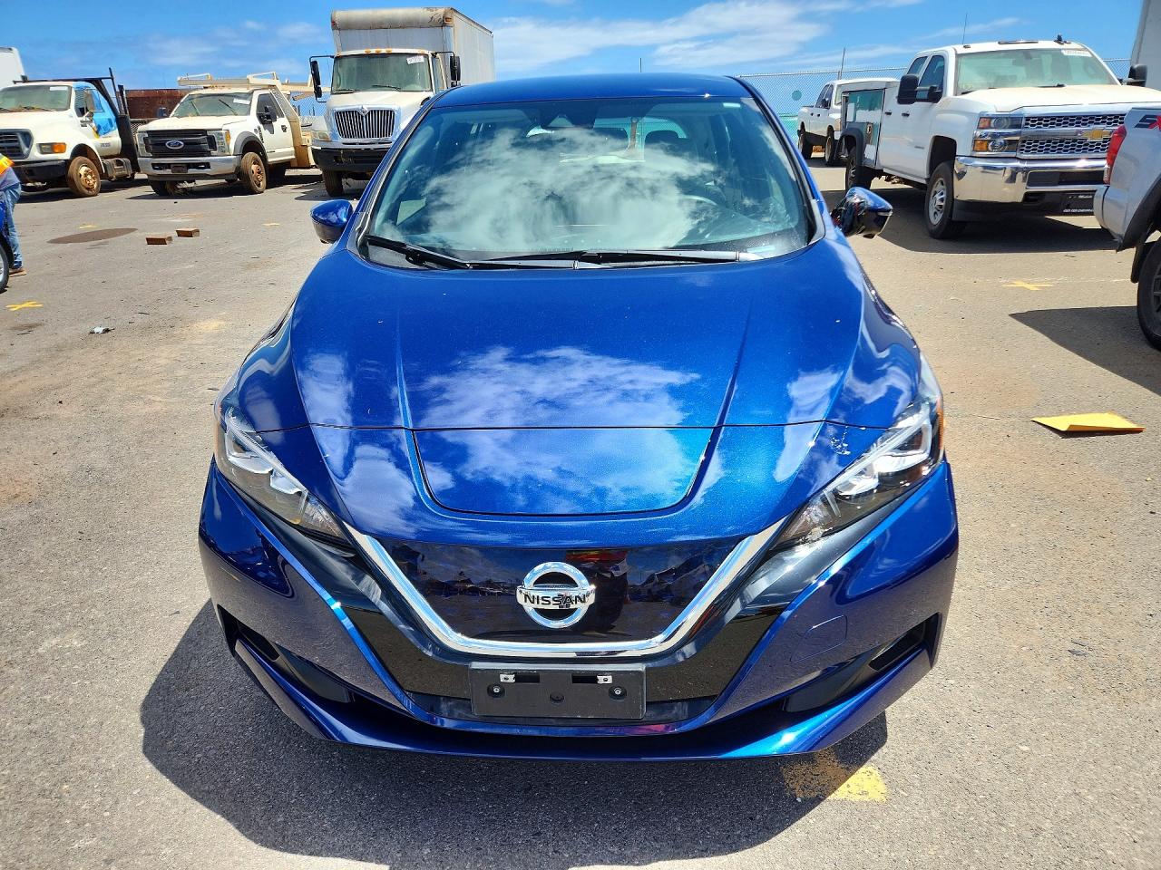 2018 Nissan Leaf Sl Blue vin: 1N4AZ1CP9JC301512