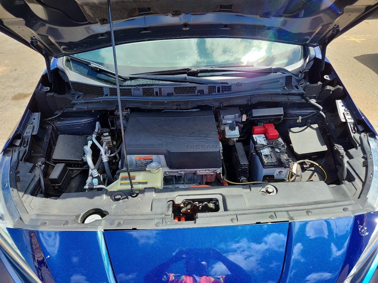 2018 Nissan Leaf Sl Blue vin: 1N4AZ1CP9JC301512