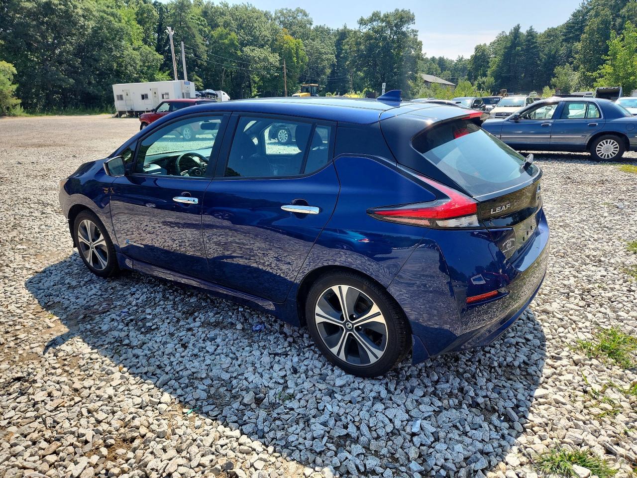 2018 Nissan Leaf Sv Blue vin: 1N4AZ1CPXJC303088