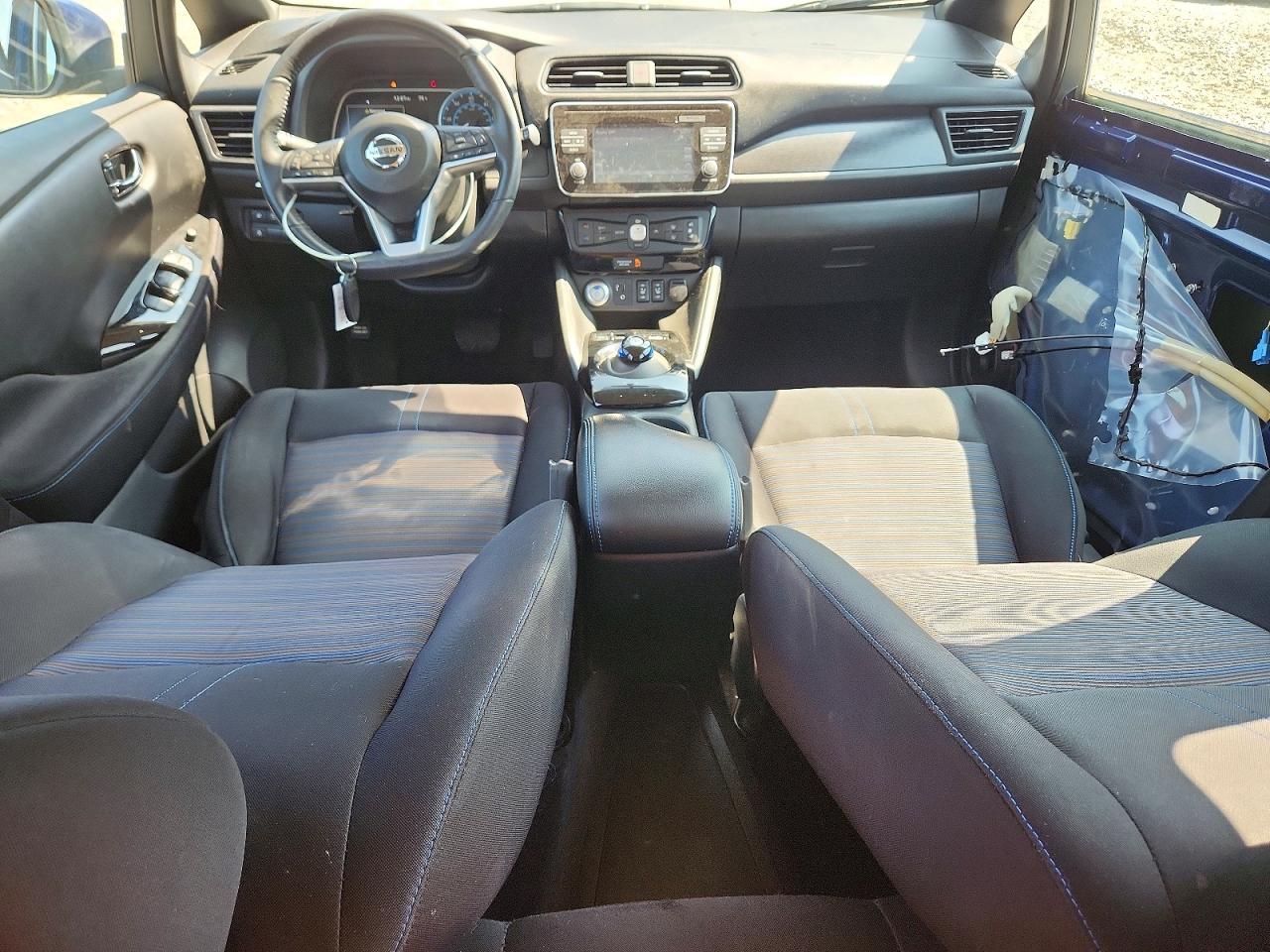 2018 Nissan Leaf Sv Blue vin: 1N4AZ1CPXJC303088