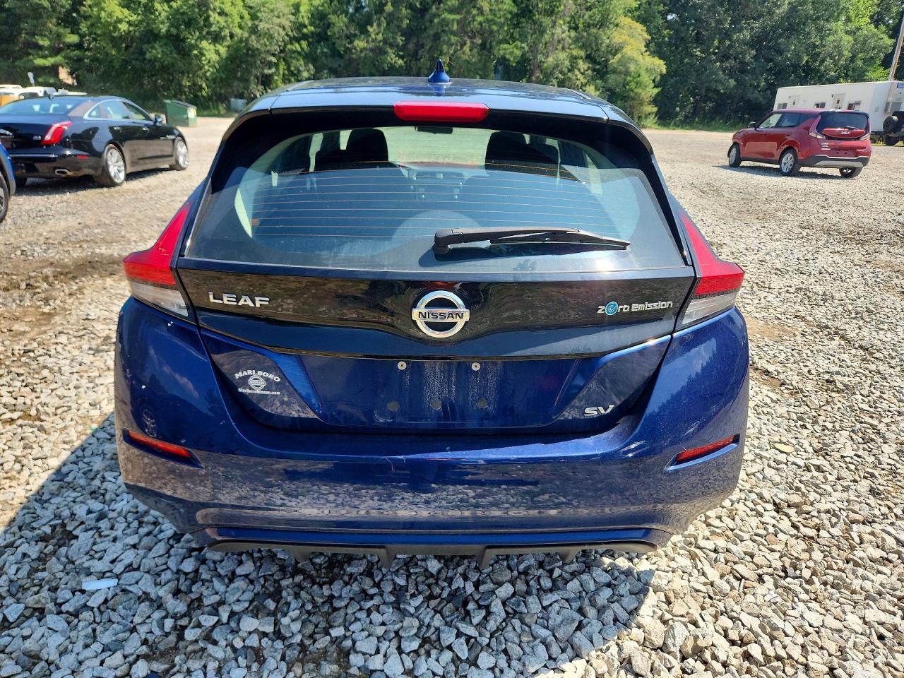 2018 Nissan Leaf Sv Blue vin: 1N4AZ1CPXJC303088