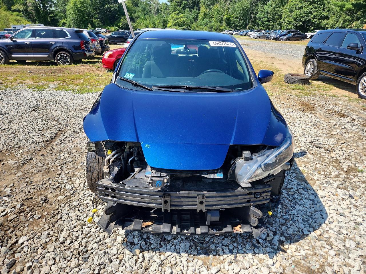 2018 Nissan Leaf Sv Blue vin: 1N4AZ1CPXJC303088