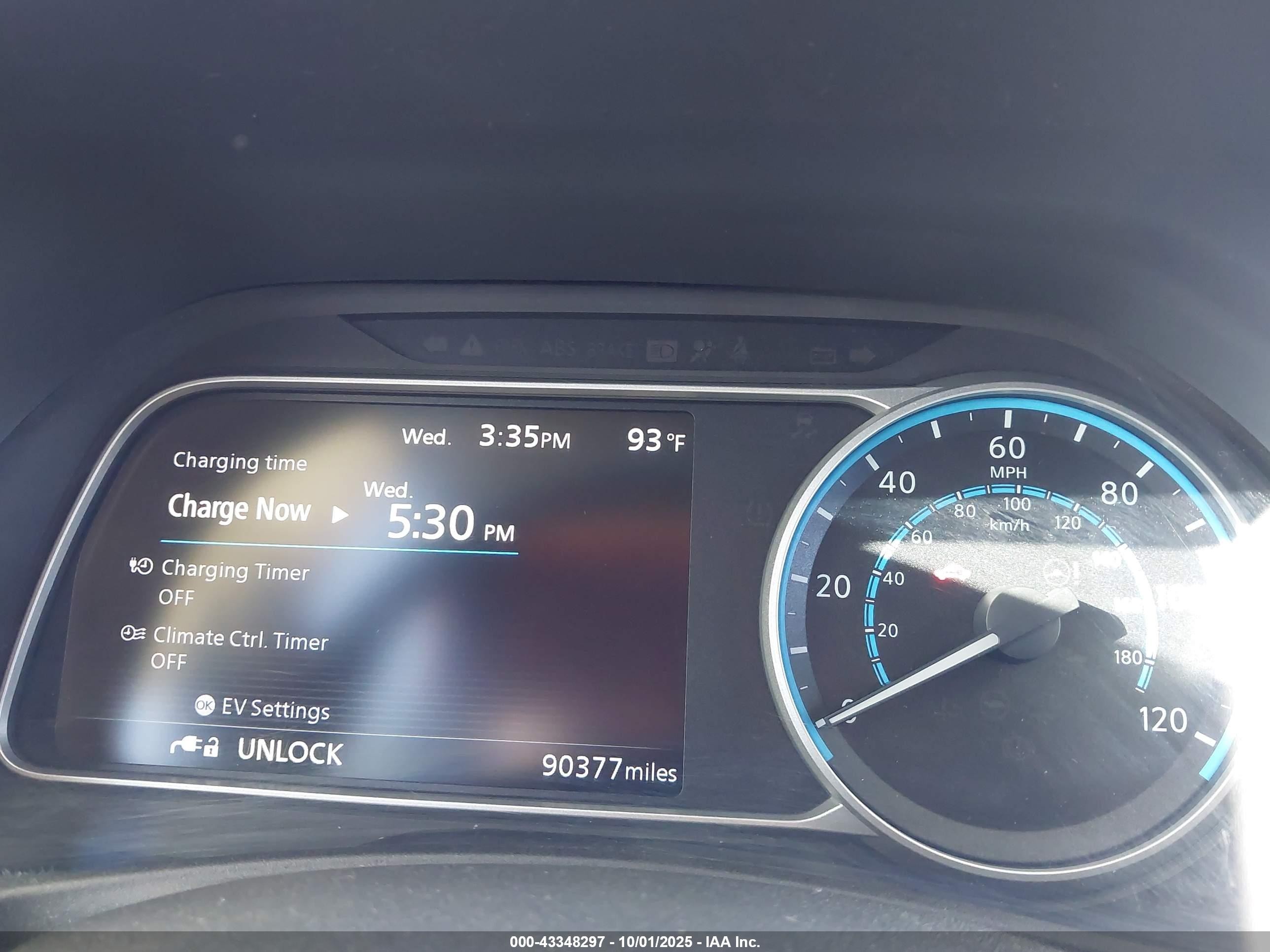 2018 Nissan Leaf Sl Серый vin: 1N4AZ1CPXJC311403