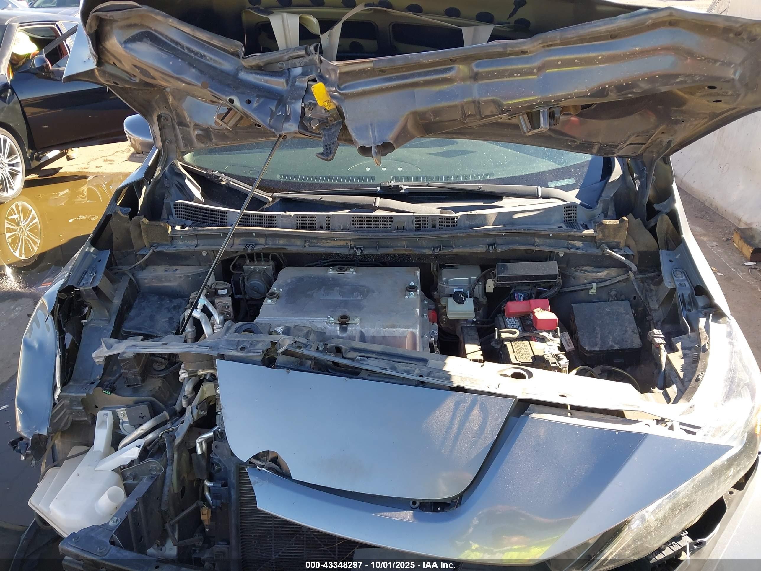 2018 Nissan Leaf Sl Серый vin: 1N4AZ1CPXJC311403