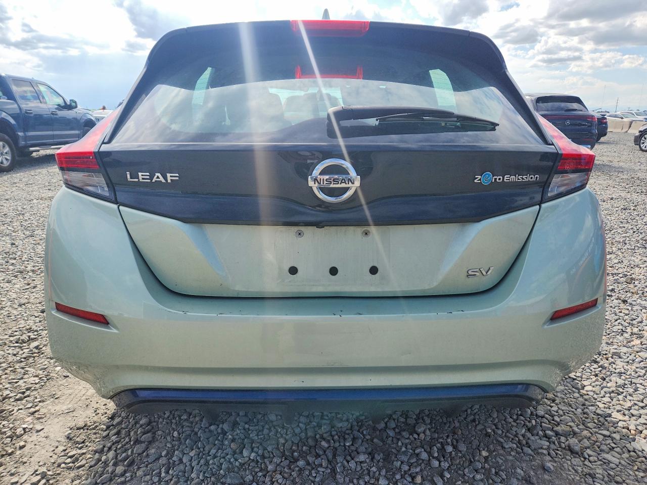 2019 Nissan Leaf Sv Green vin: 1N4AZ1CPXKC306803