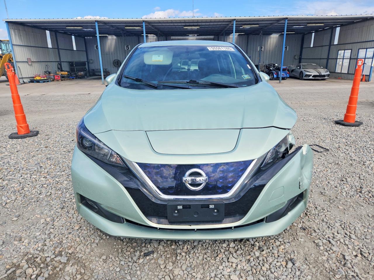 2019 Nissan Leaf Sv Green vin: 1N4AZ1CPXKC306803