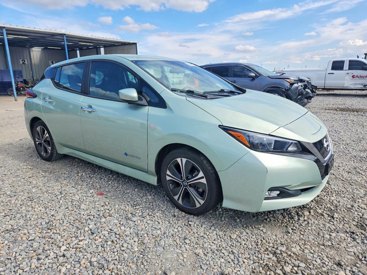 2019 Nissan Leaf Sv Green vin: 1N4AZ1CPXKC306803