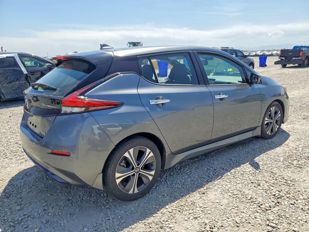 2021 Nissan Leaf Sv Gray vin: 1N4AZ1CV8MC555084