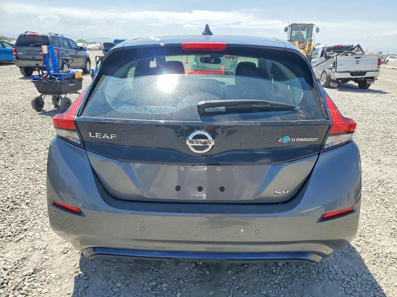2021 Nissan Leaf Sv Gray vin: 1N4AZ1CV8MC555084