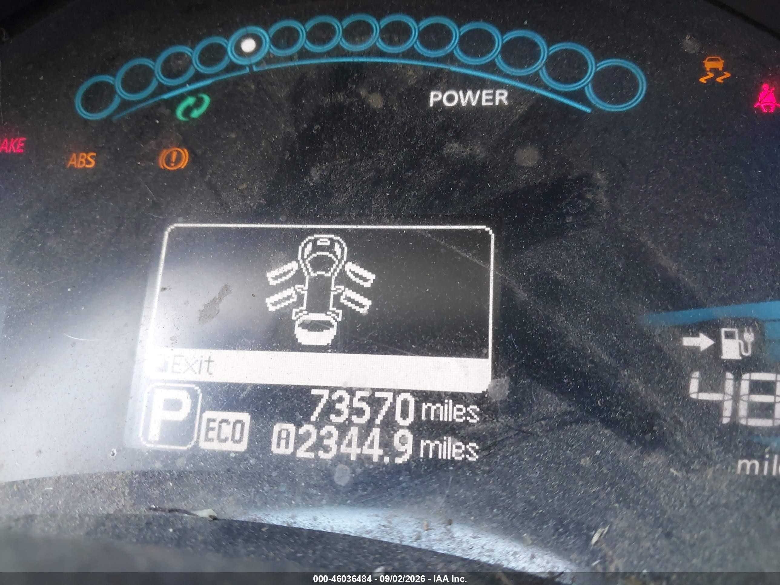 2015 Nissan Leaf S   White vin: 1N4AZOCPOFC324176