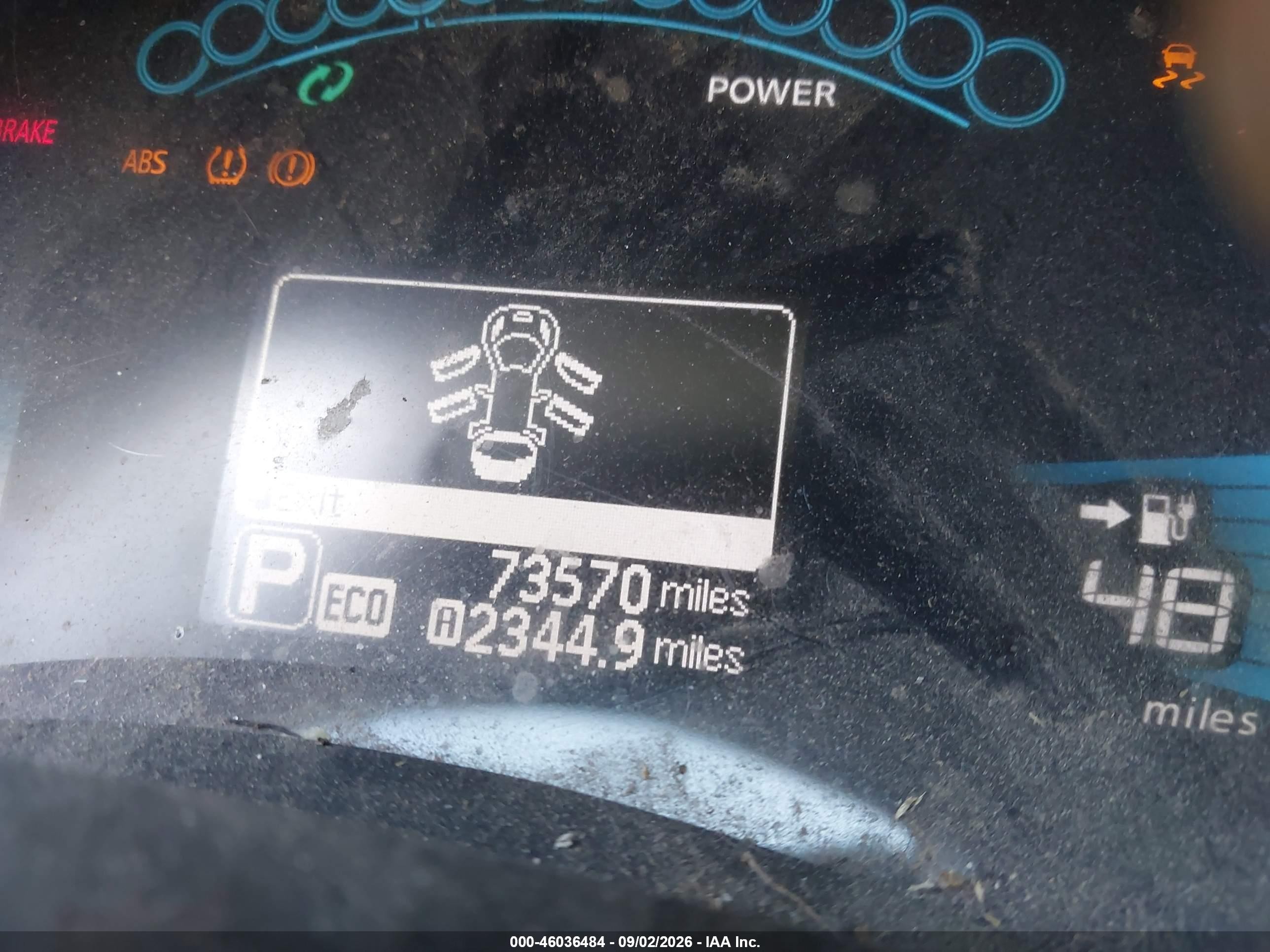 2015 Nissan Leaf S   White vin: 1N4AZOCPOFC324176