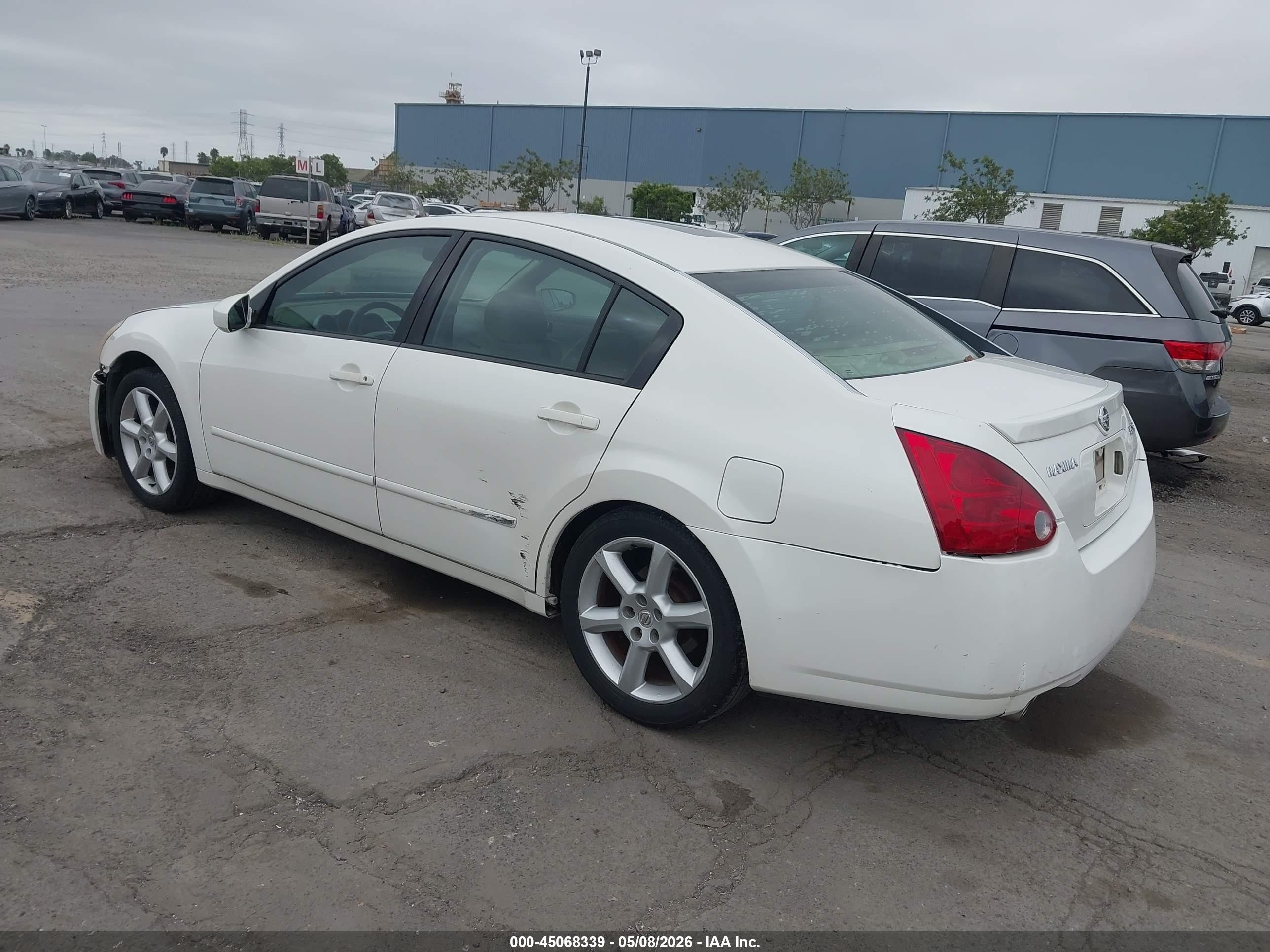 2004 Nissan Maxima 3.5 Se White vin: 1N4BA41E04C832634