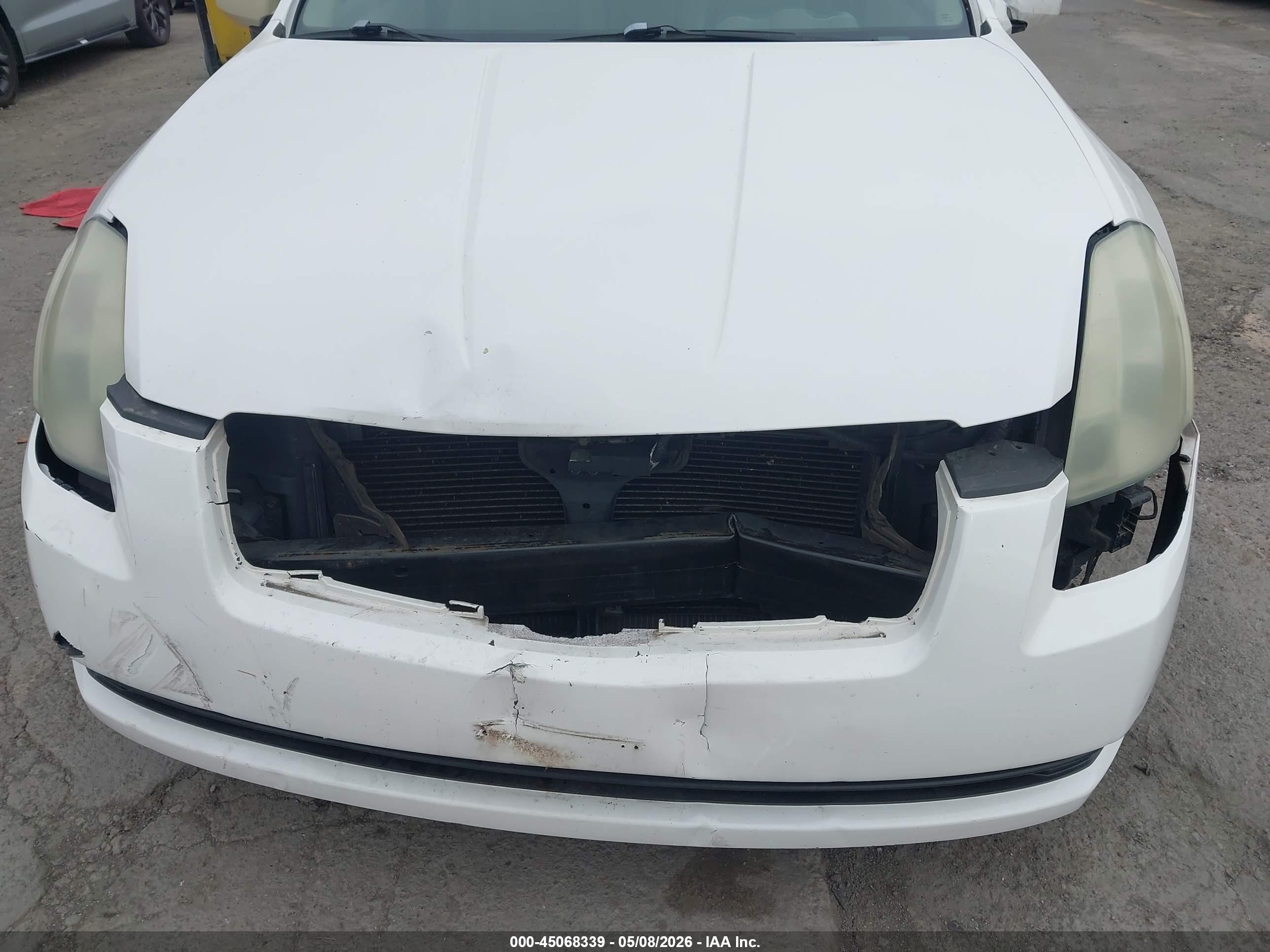 2004 Nissan Maxima 3.5 Se White vin: 1N4BA41E04C832634