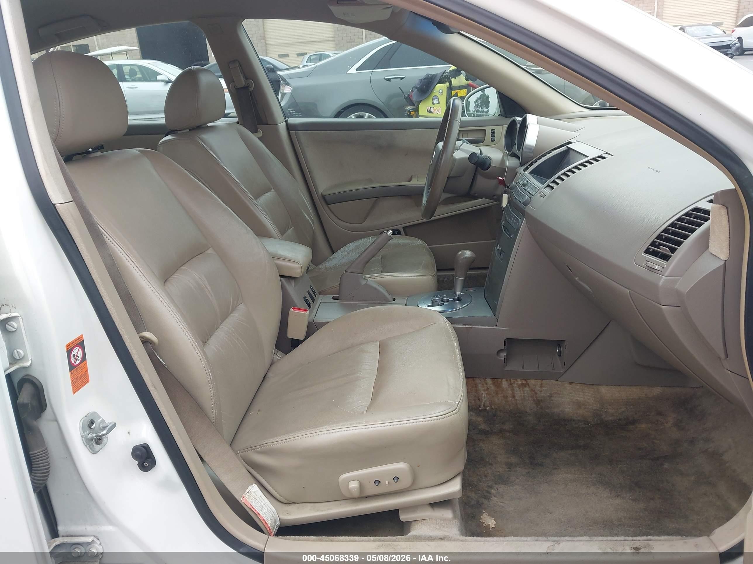 2004 Nissan Maxima 3.5 Se White vin: 1N4BA41E04C832634