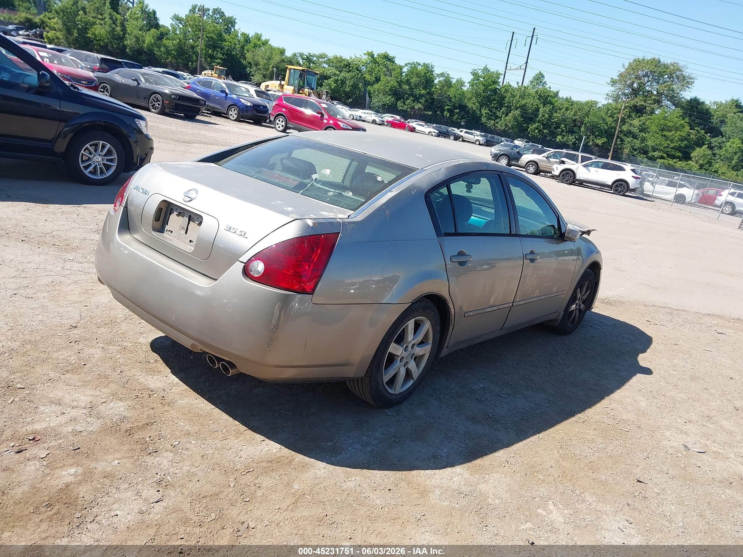 2005 Nissan Maxima 3.5 Sl Gray vin: 1N4BA41E05C838323