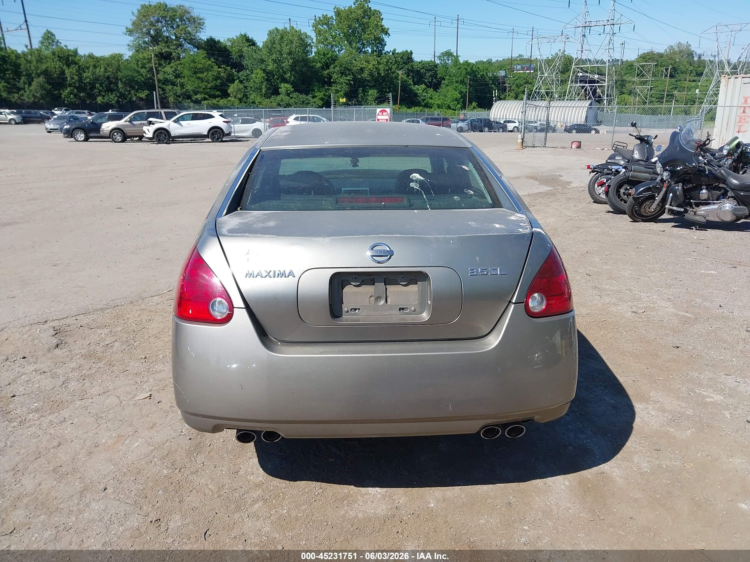 2005 Nissan Maxima 3.5 Sl Gray vin: 1N4BA41E05C838323
