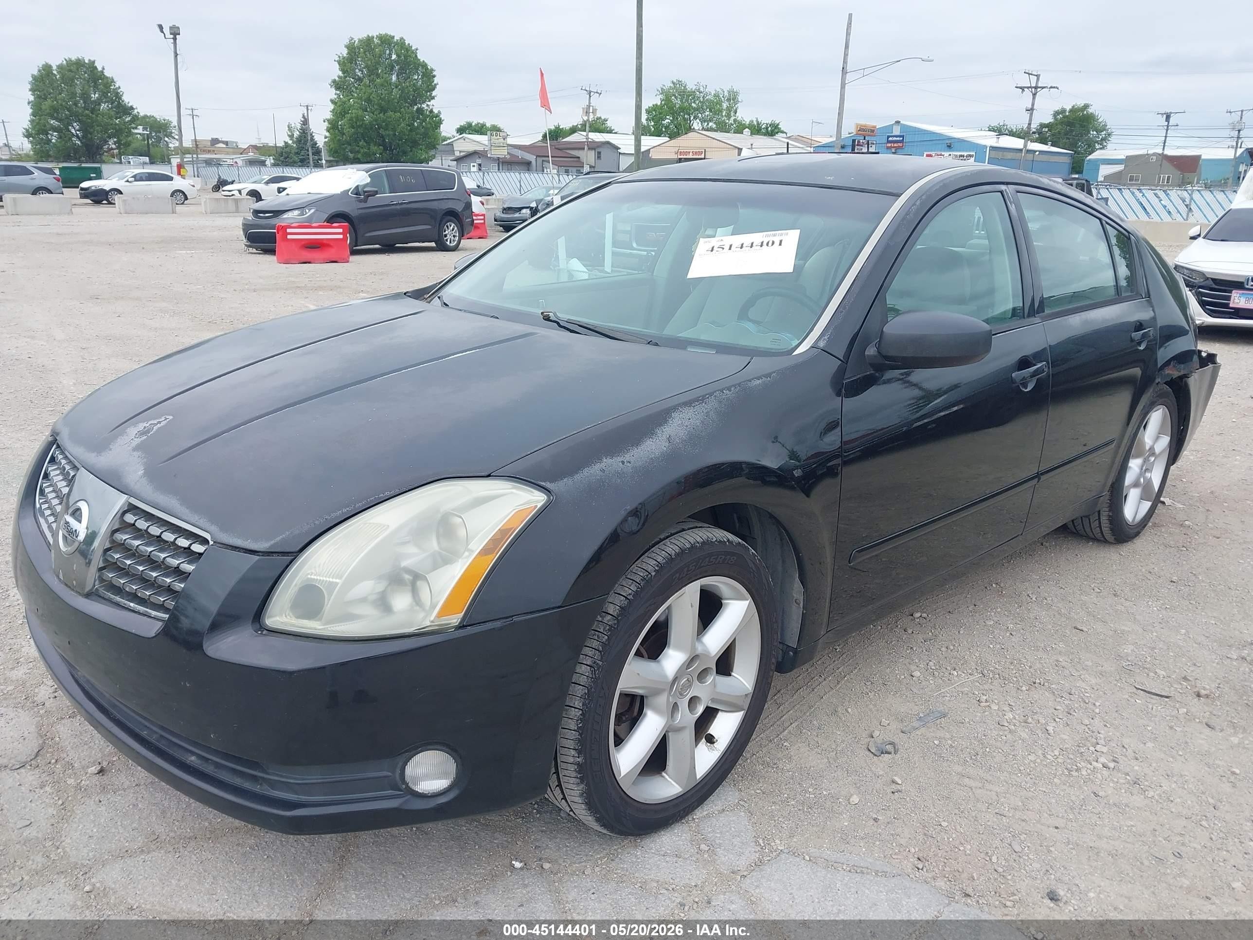 2005 Nissan Maxima 3.5 Se Black vin: 1N4BA41E05C840993