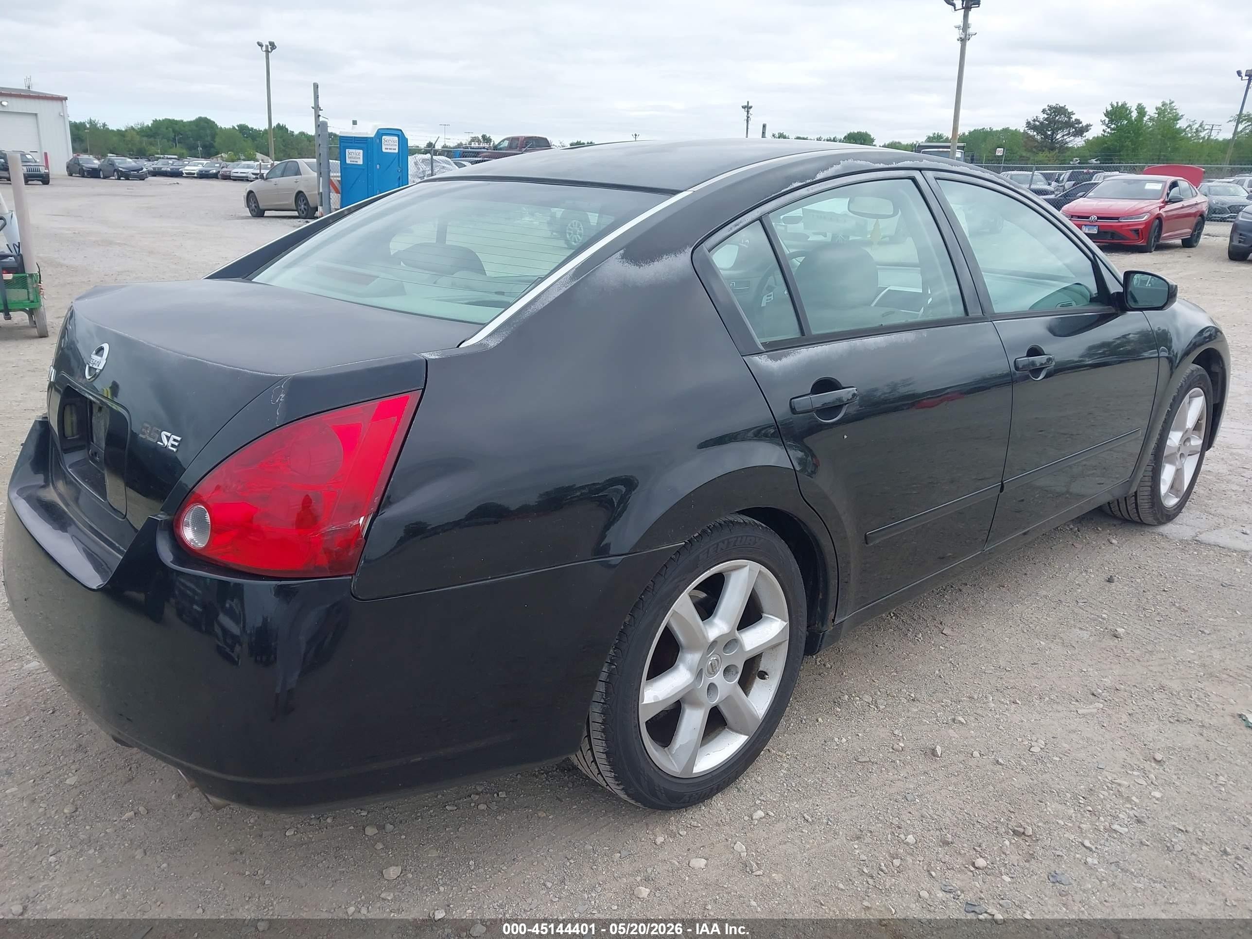 2005 Nissan Maxima 3.5 Se Black vin: 1N4BA41E05C840993