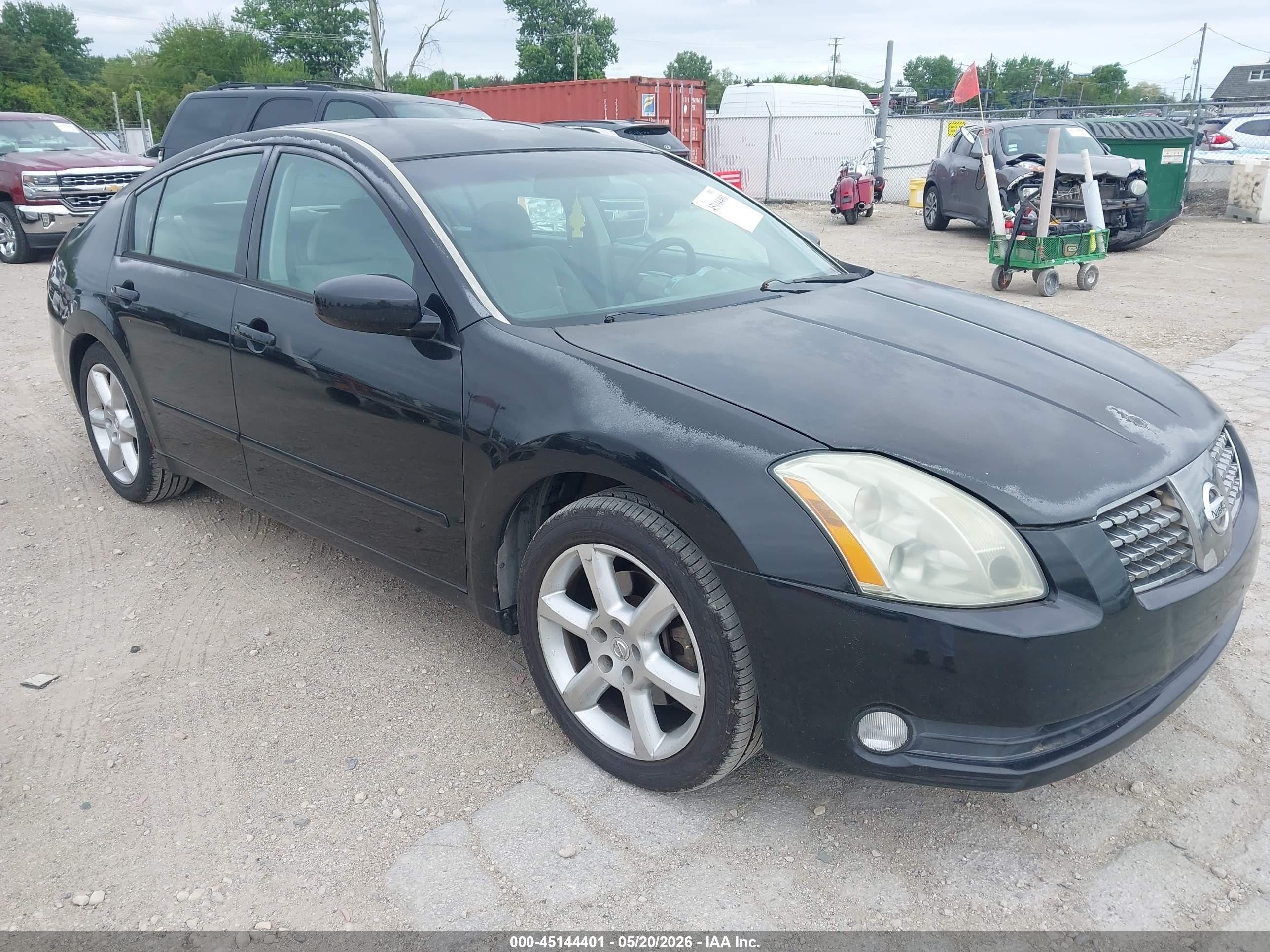 2005 Nissan Maxima 3.5 Se Black vin: 1N4BA41E05C840993