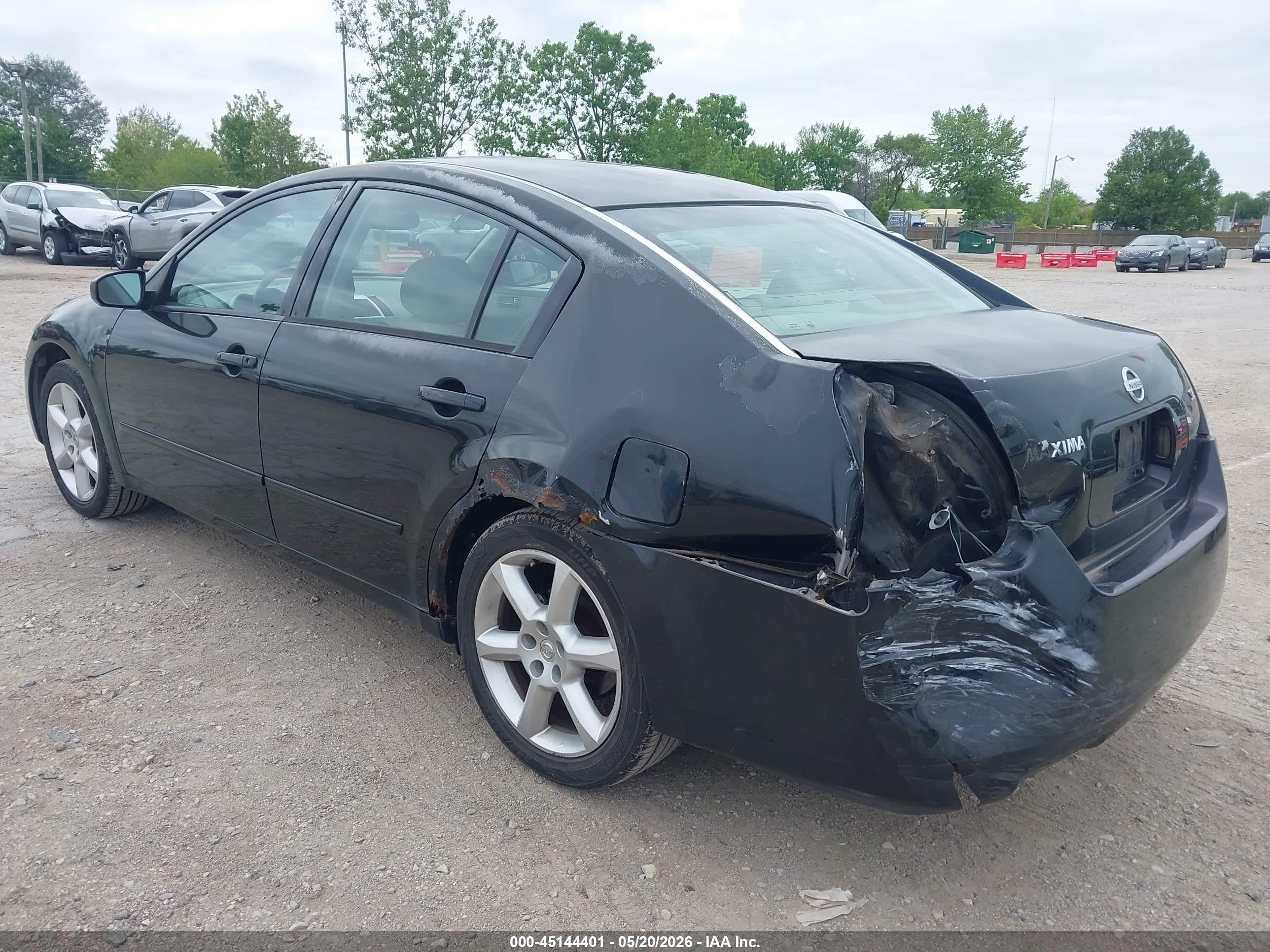 2005 Nissan Maxima 3.5 Se Black vin: 1N4BA41E05C840993