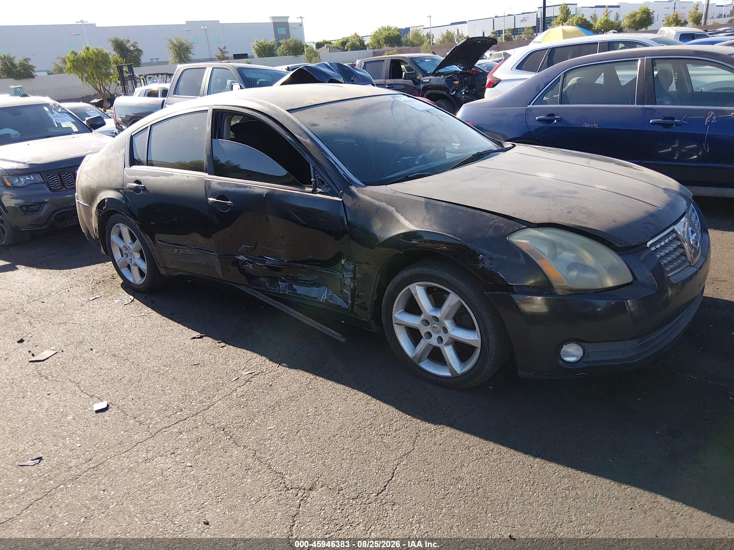 2006 Nissan Maxima 3.5 Se Black vin: 1N4BA41E06C836198