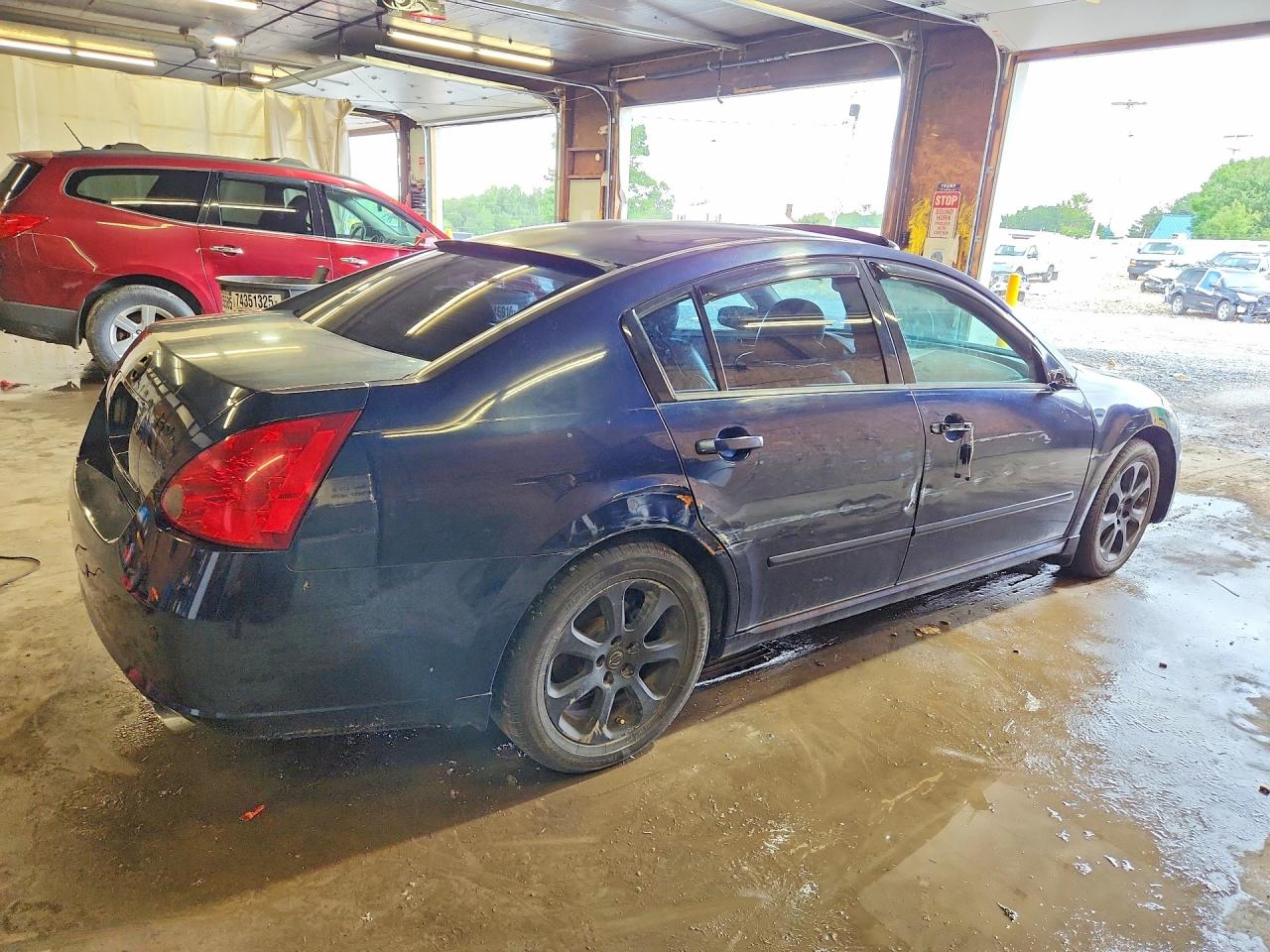 2007 Nissan Maxima 3.5 Se Blue vin: 1N4BA41E07C823615