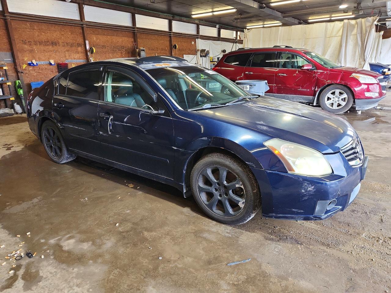 2007 Nissan Maxima 3.5 Se Blue vin: 1N4BA41E07C823615