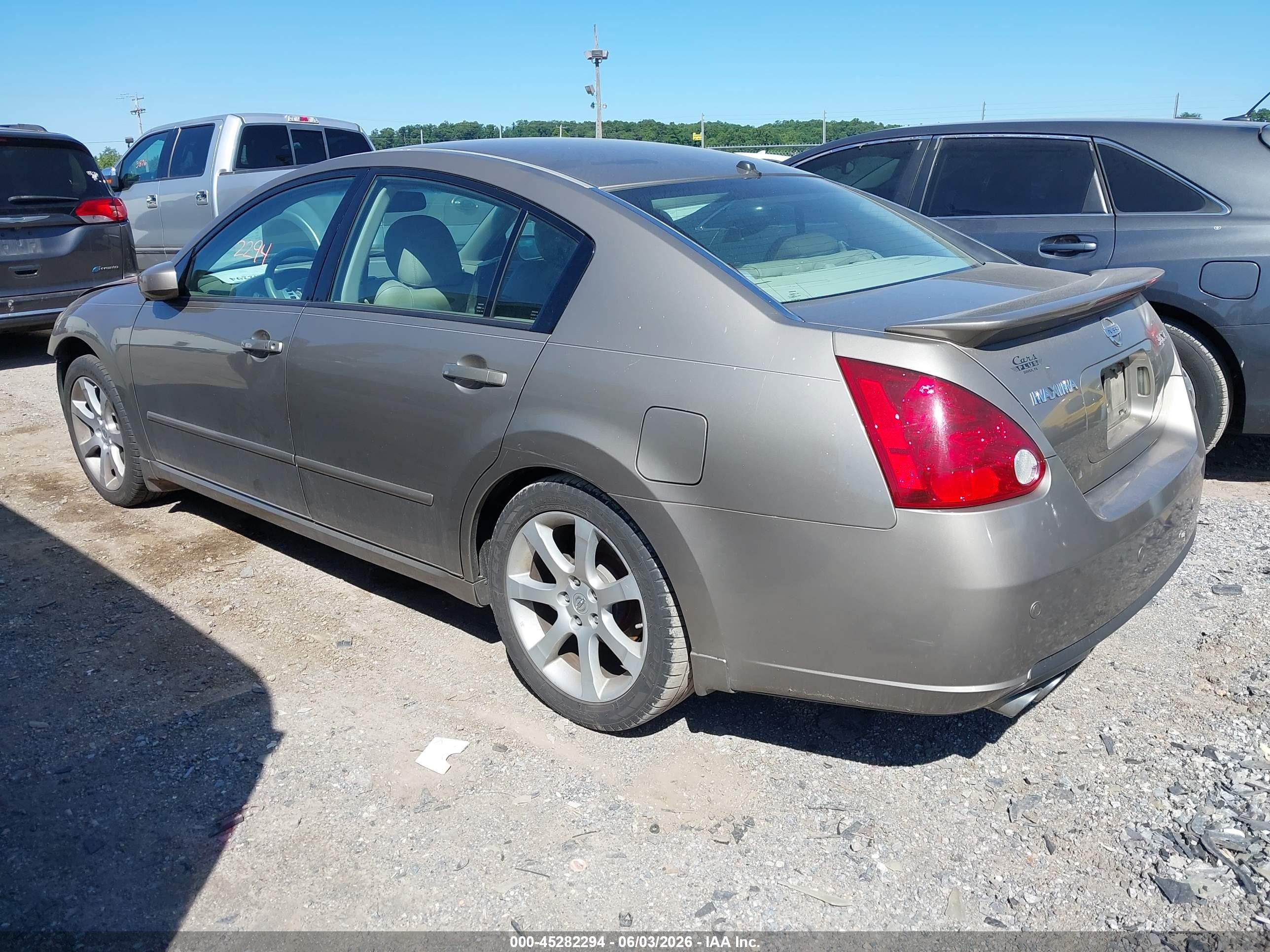 2007 Nissan Maxima 3.5 Se Tan vin: 1N4BA41E07C834307