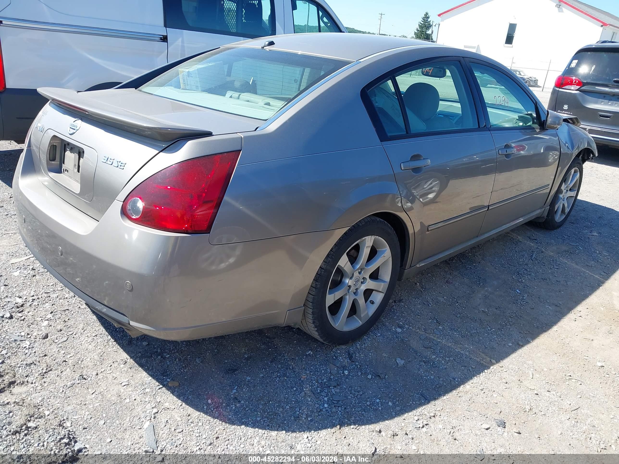 2007 Nissan Maxima 3.5 Se Tan vin: 1N4BA41E07C834307